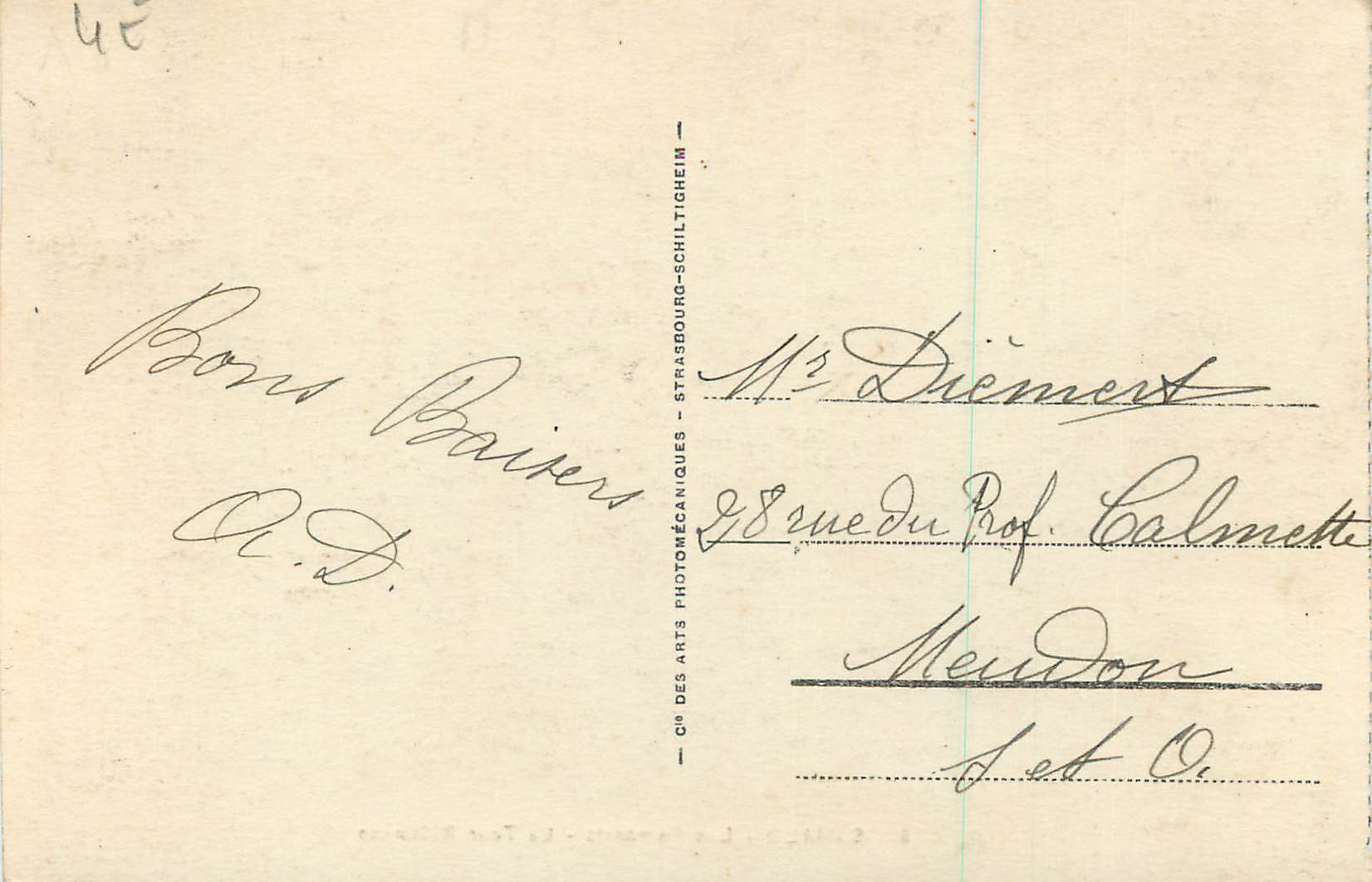 St-Malo - Les Remparts - La Tour Bidouane — éditeur A.P. n°8 — Reverso