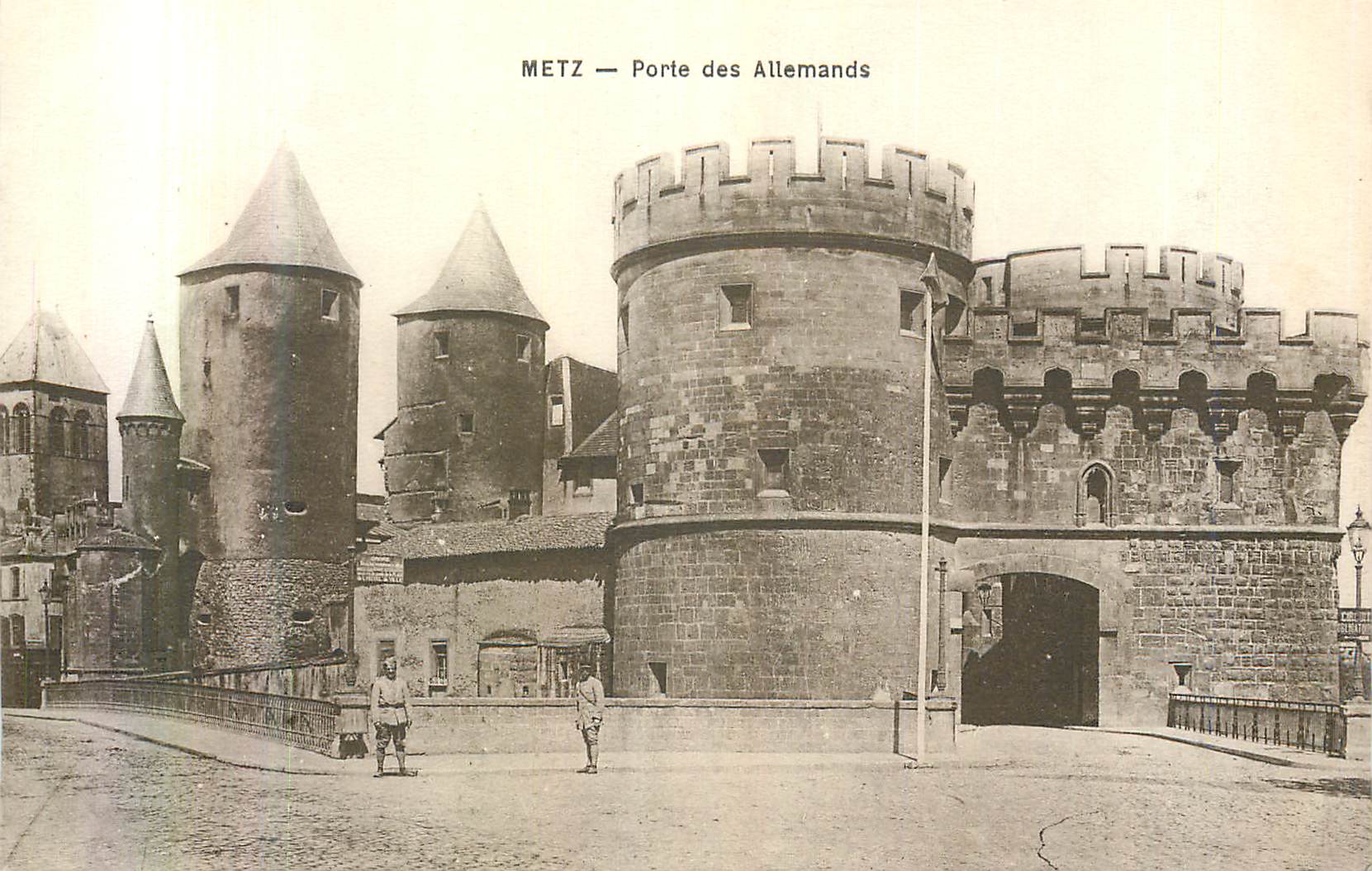 CPA Metz Porte des Allemands