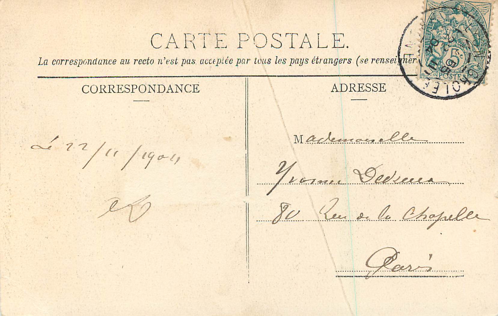 CPA Vienne Cathedrale St Maurice Construite du XIe au XVe Siecle Voiture a Ane Donkey — Back
