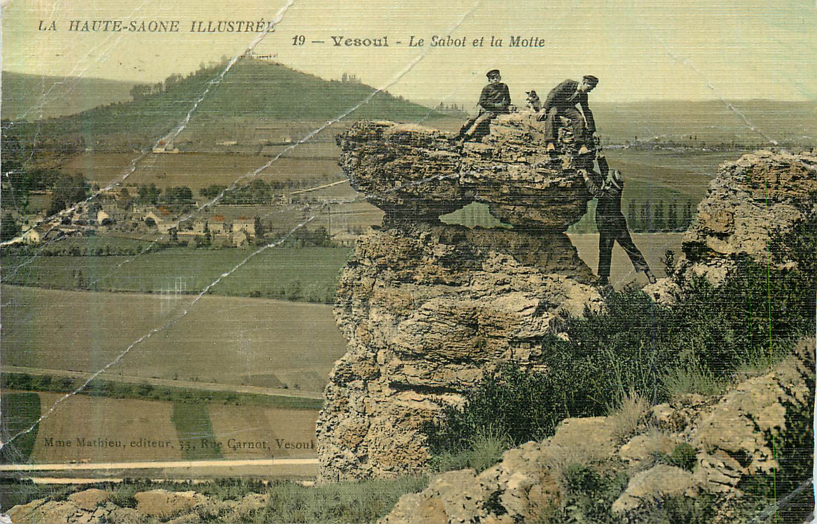 CPA Vesoul Haute Saone Illustree Le Sabot et la Motte (carte toilee)