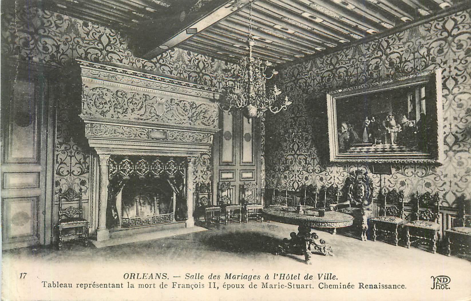 CPA Orleans Salle des Mariages a l'Hotel de Ville