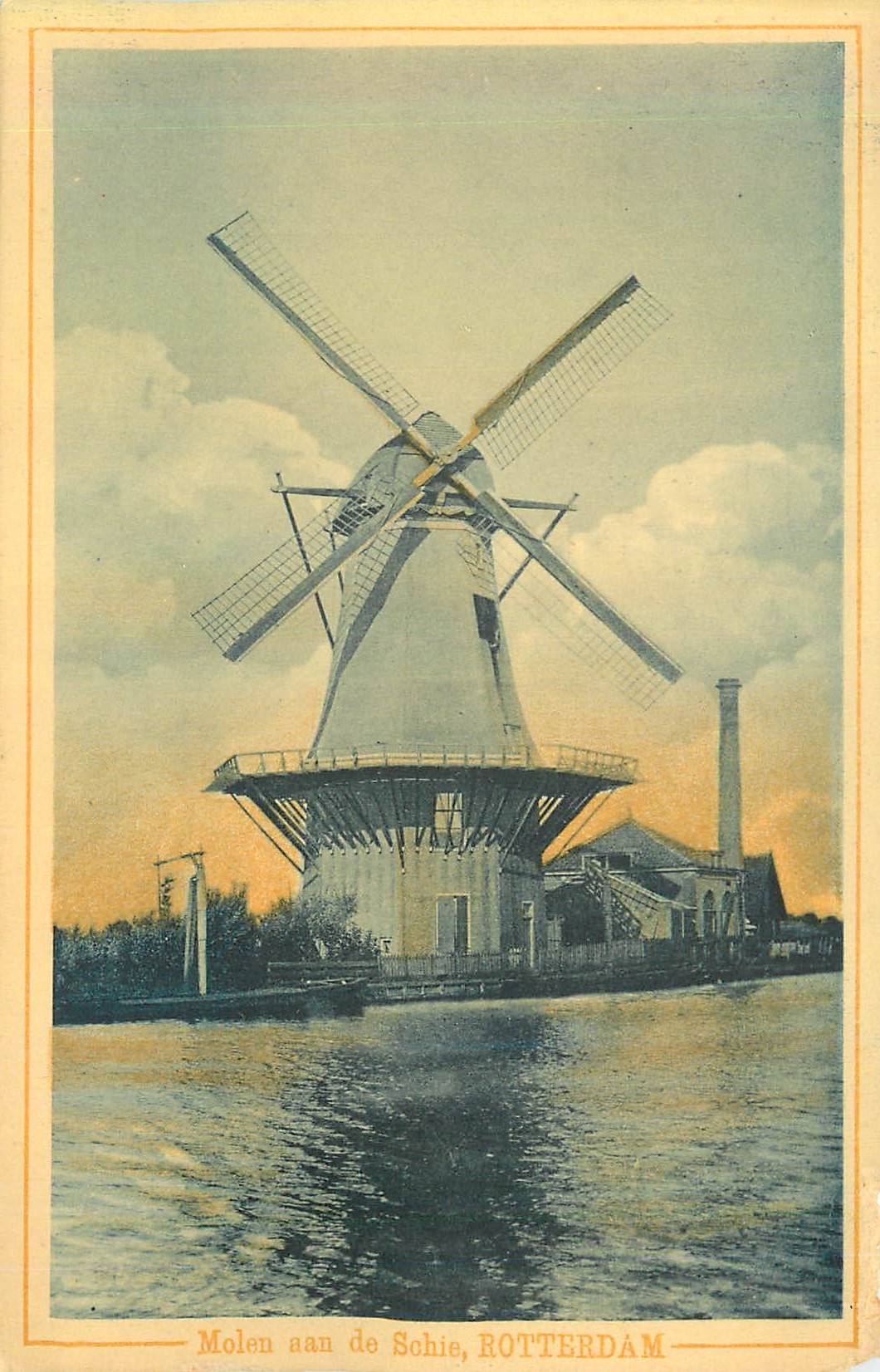 CPA Rotterdam Molen San de Sohie Moulin