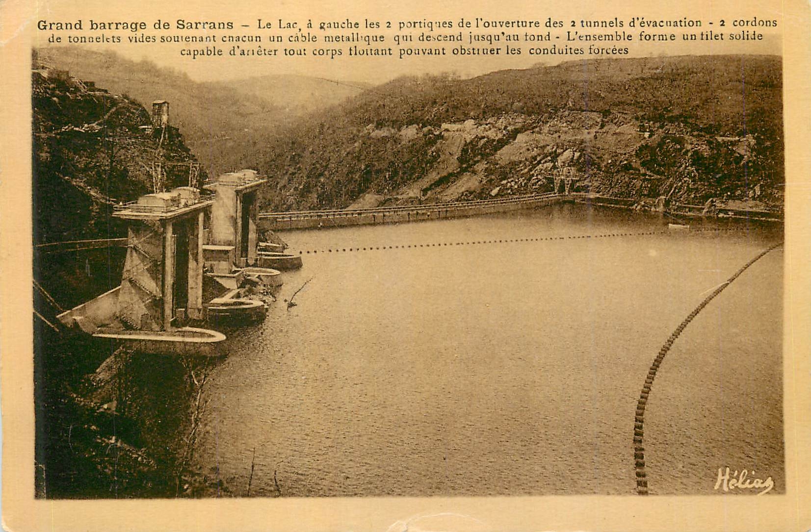 CPA Grand Barrage de Sarrans le Lac