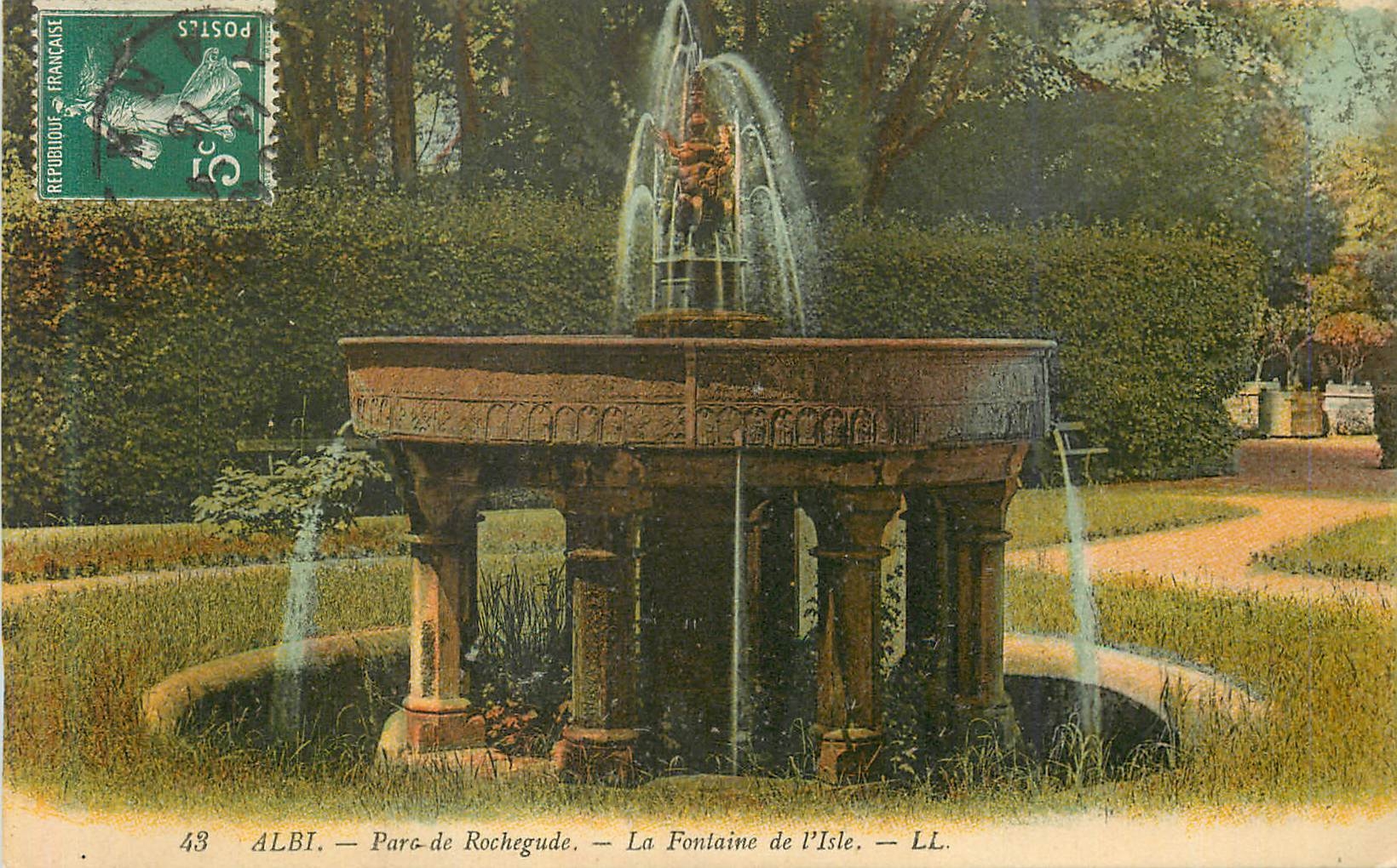 CPA Albi Parc de Rochegude la Fontaine de l'Isle