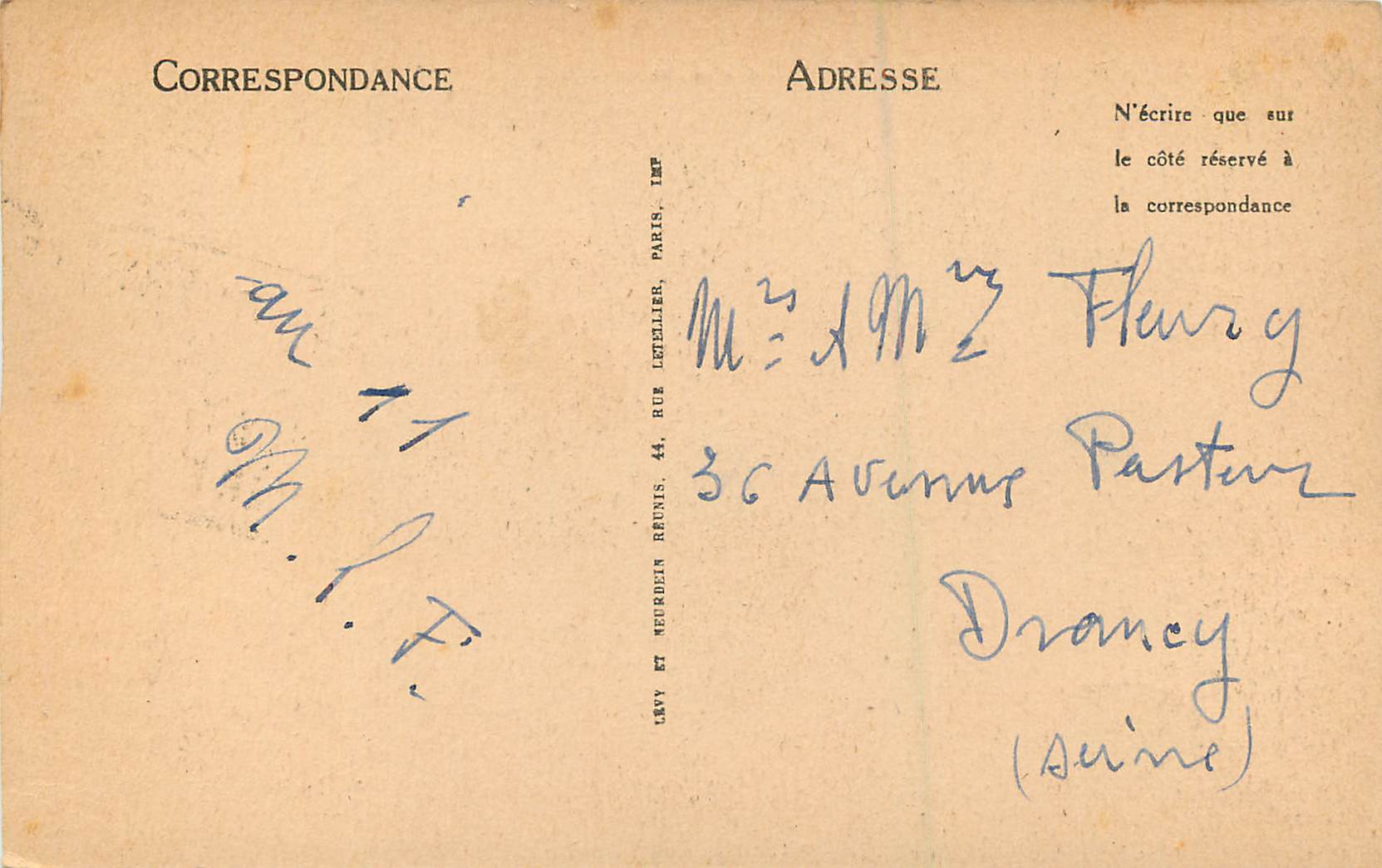 CPA Saint Valery en Caux la Falaise — Rückseite