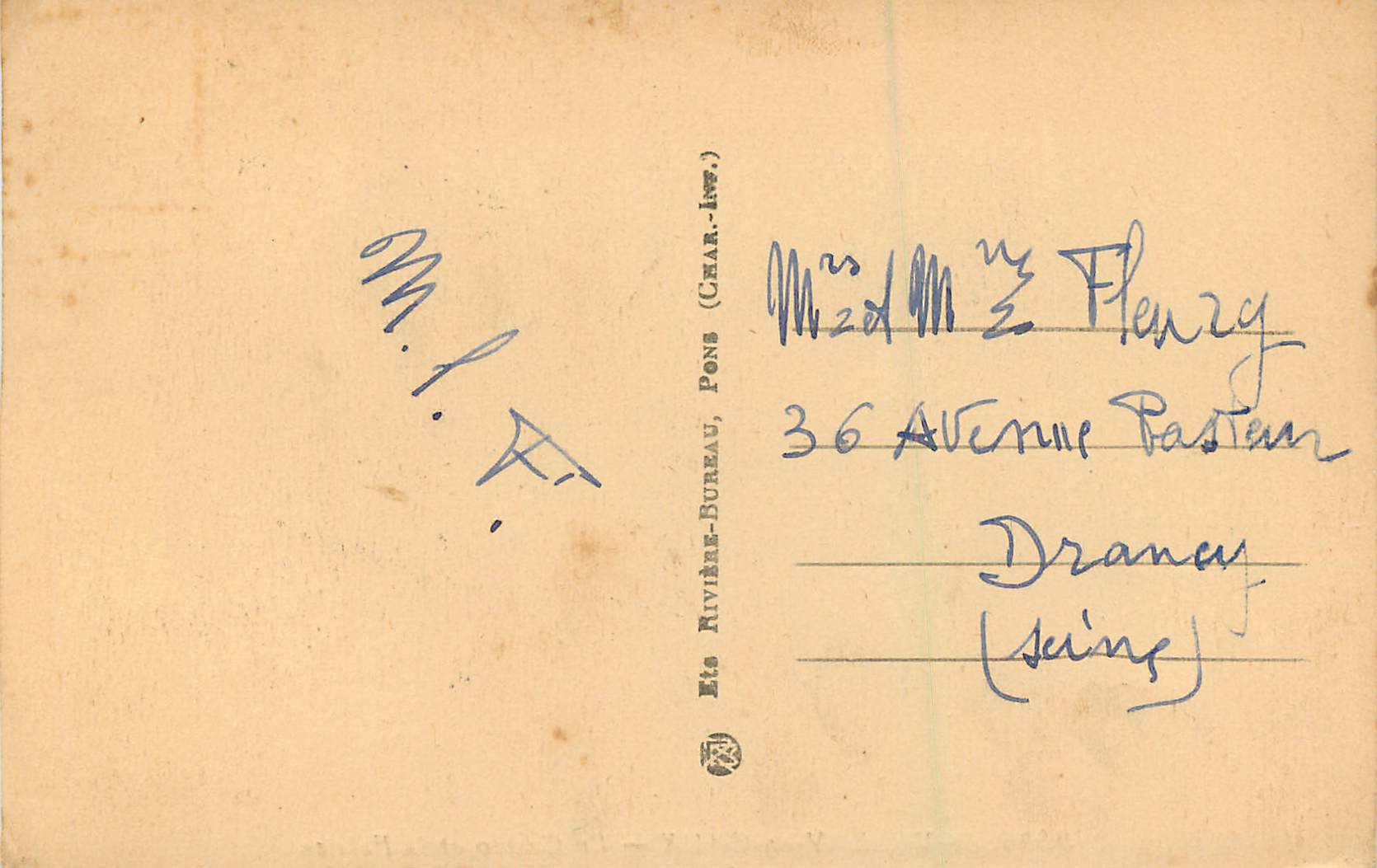 CPA St Valery en Caux le Casino et la Falaise — Rückseite