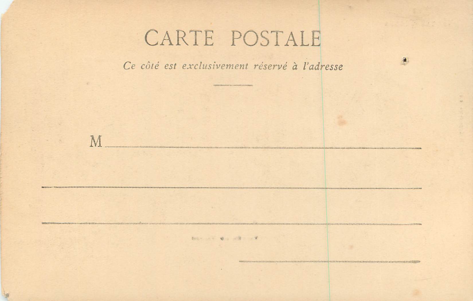CPA les Hautes Vosges Vallee du Valtin Vaches — Rückseite