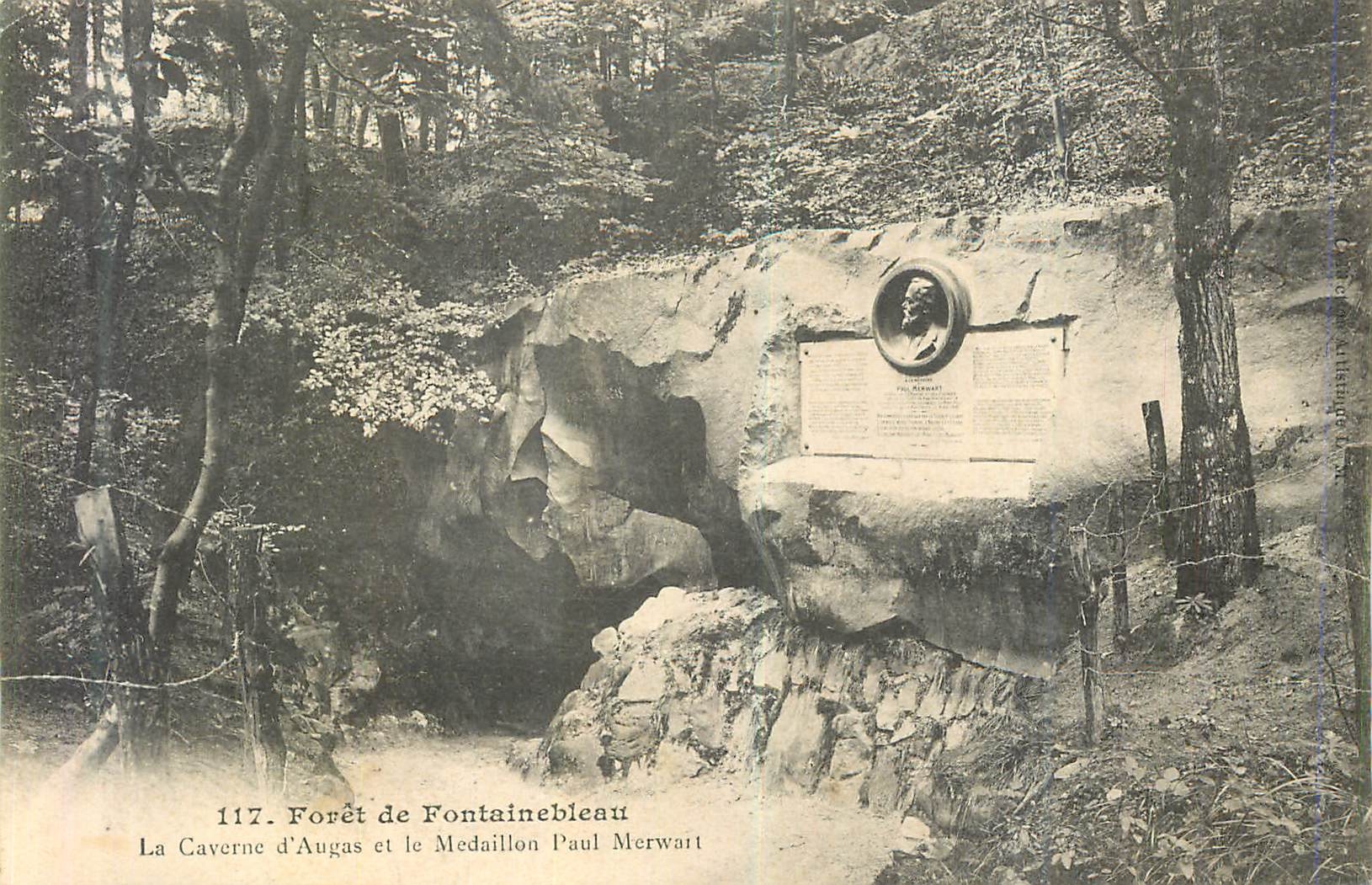 La Grotta di Augas e il Medaglione — Foresta di Fontainebleau — Paul Merwart