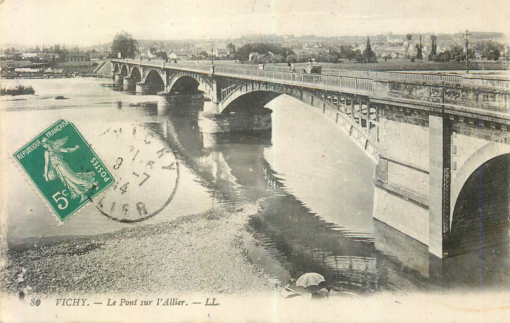 CPA Vichy le Pont sur l'Allier