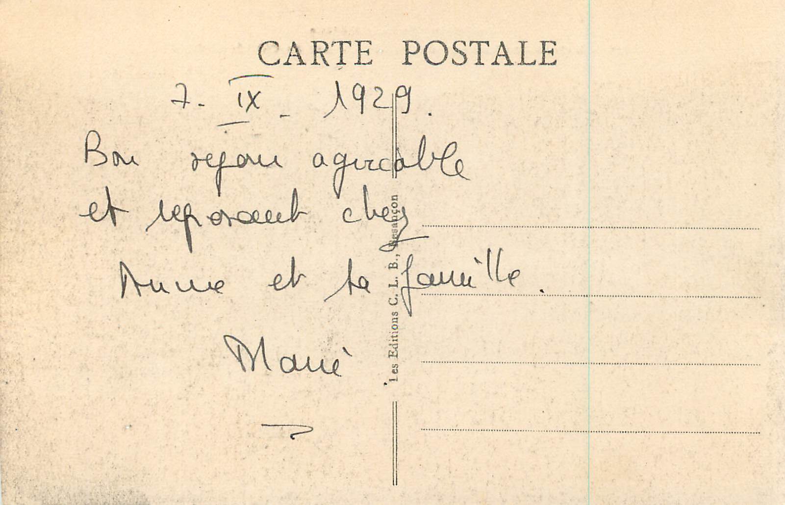 CPA Lac de Chaillexon Entree des Bassins du Doubs Frontiere Franco Suisse — Rückseite