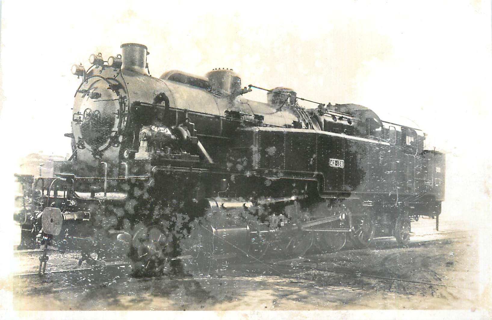 CPM Chemins de Fer de l'Etat les Locomotives Francaises Train Machine 42 138