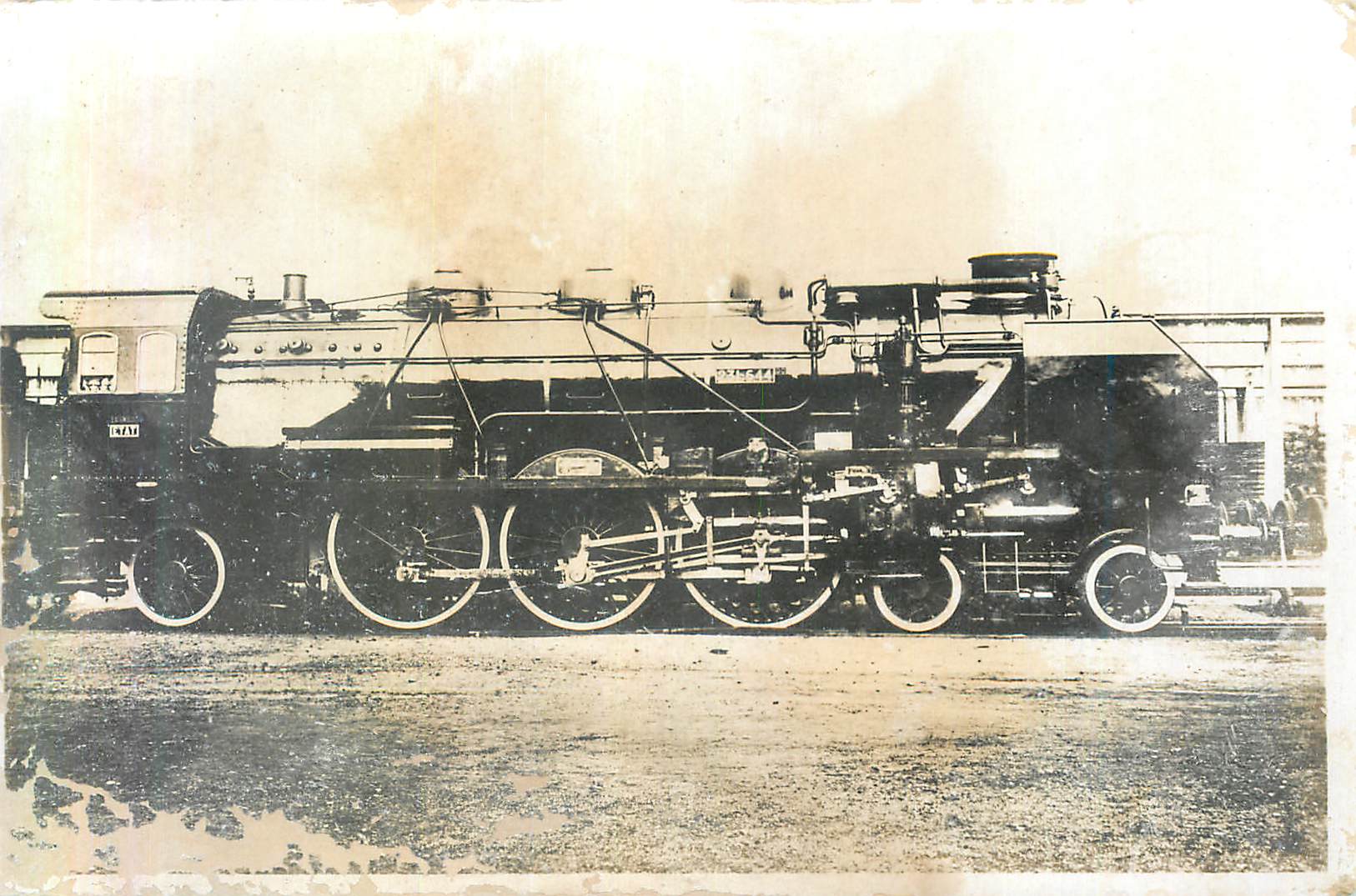 CPA Chemins de Fer de l'Etat les Locomotives Francaises Train Machine 231 644 DD