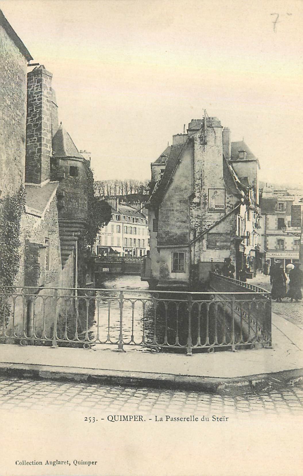 CPA Quimper la Passerelle du Steir