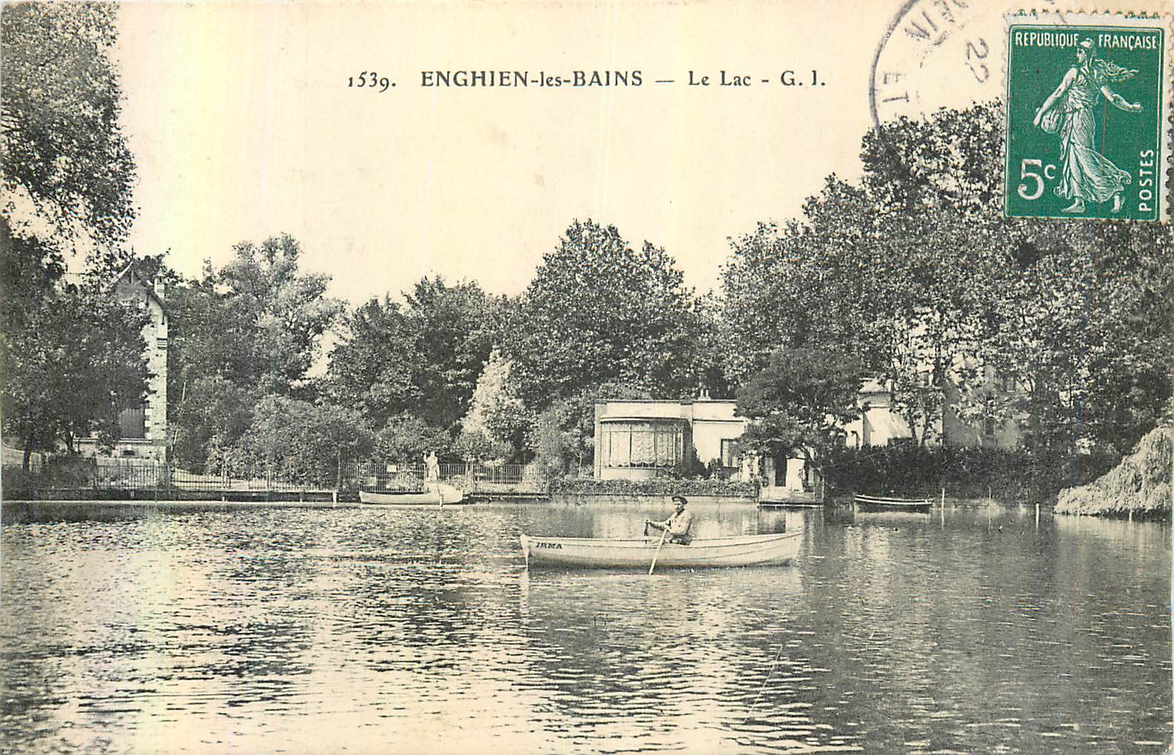 CPA Enghien les Bains le Lac
