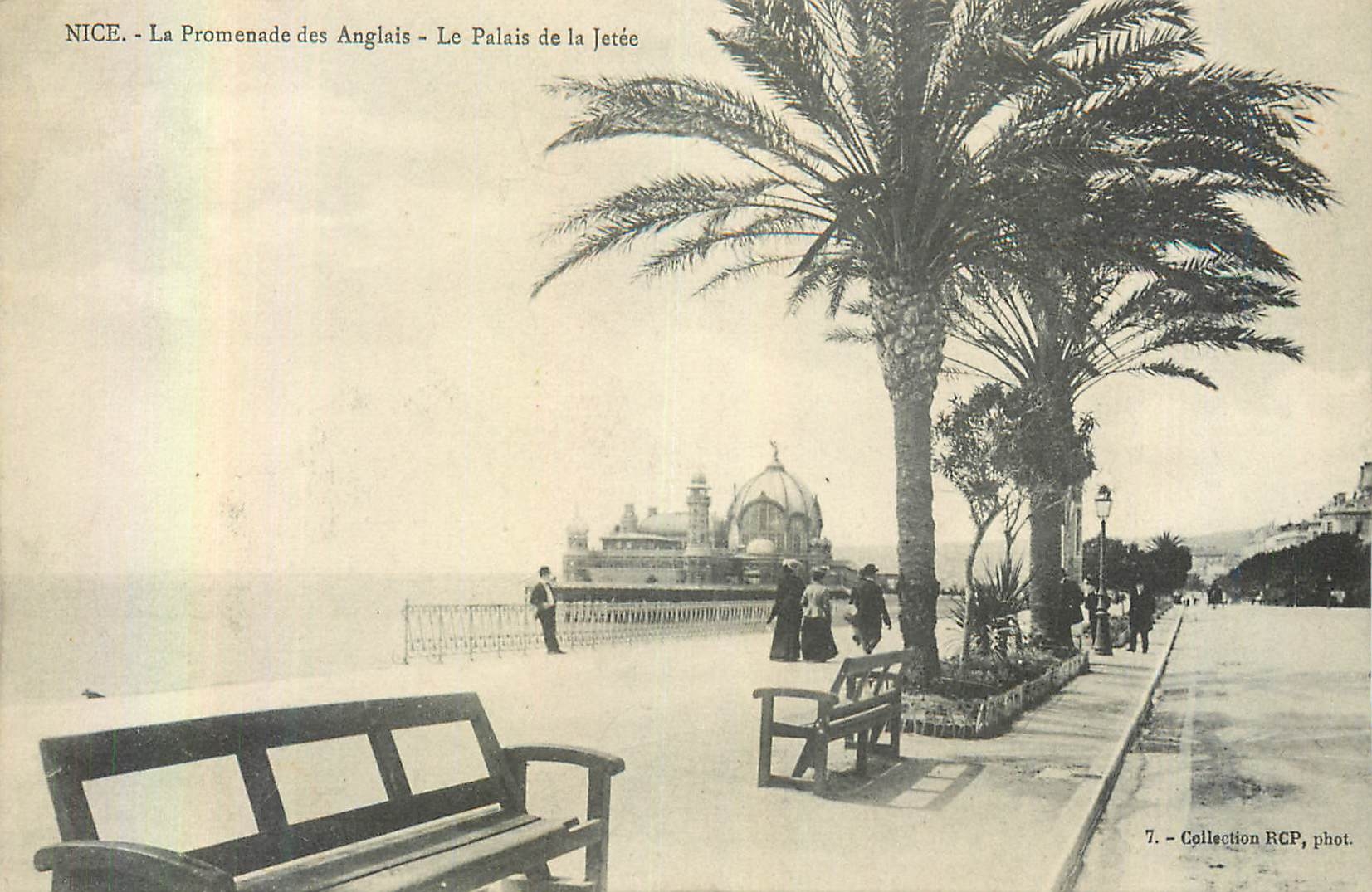 CPA Nice la Promenade des Anglais le Palais de la Jetee