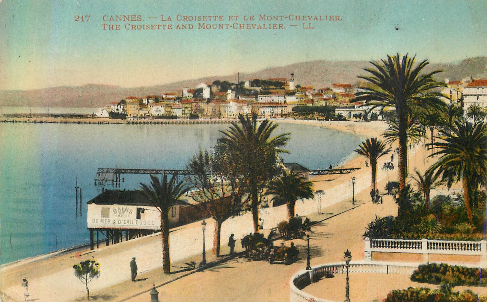 CPA Cannes la Croisette et le Mont Chevalier