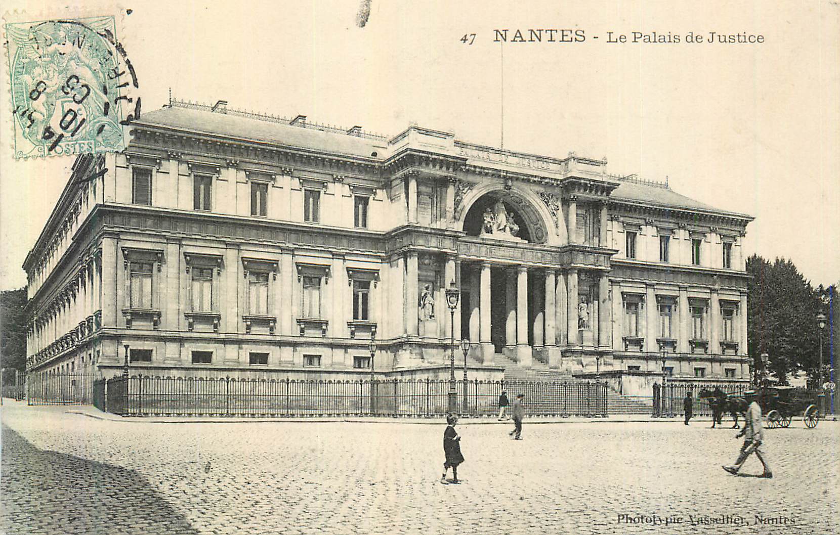 CPA Nantes le Palais de Justice