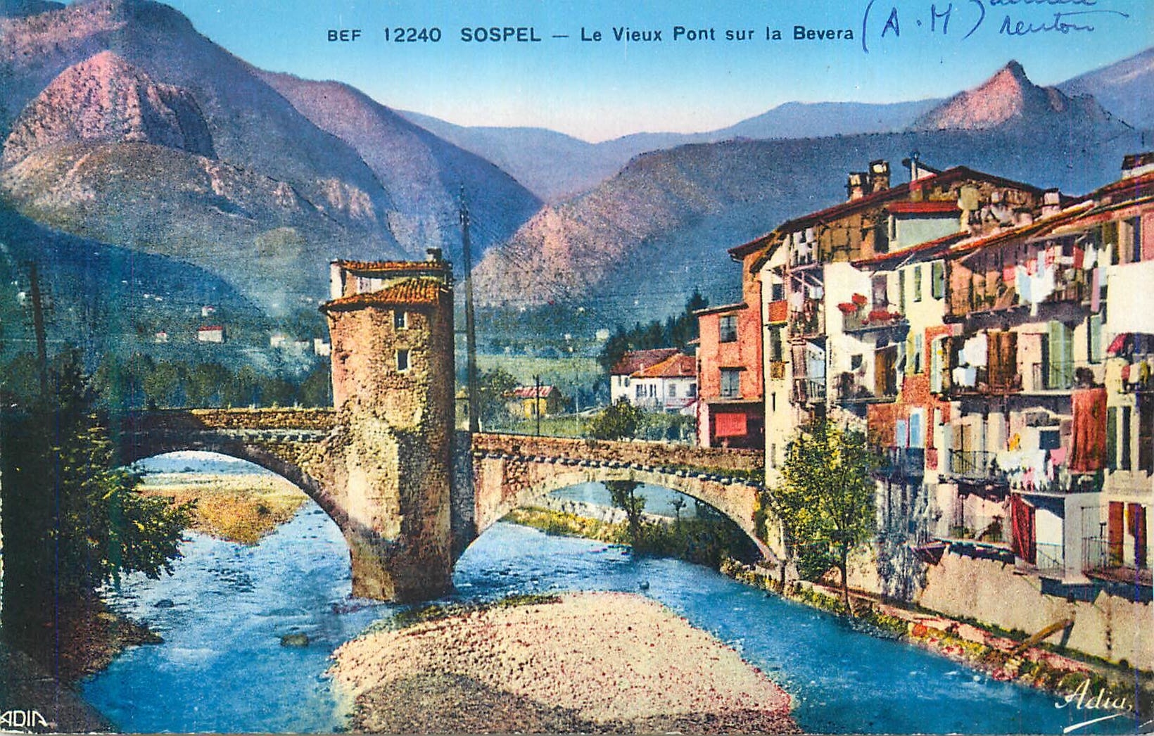 CPA Sospel le Vieux Pont sur la Bevera