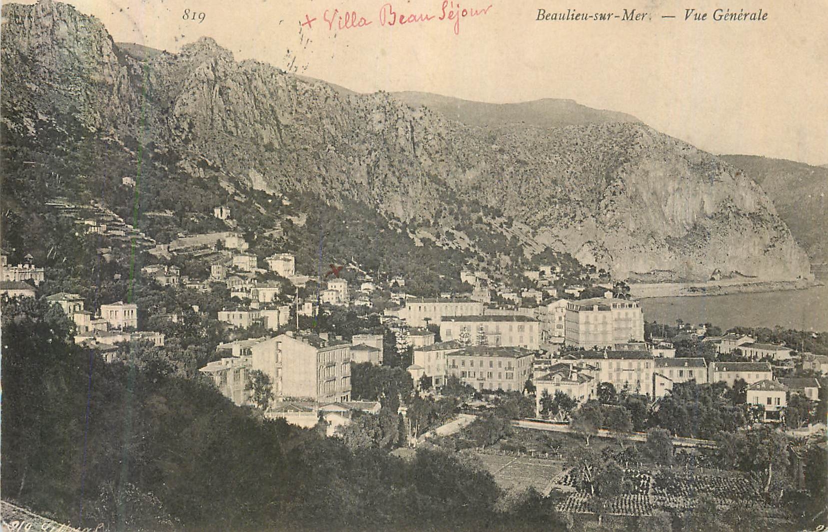 CPA Beaulieu sur Mer Vue Generale