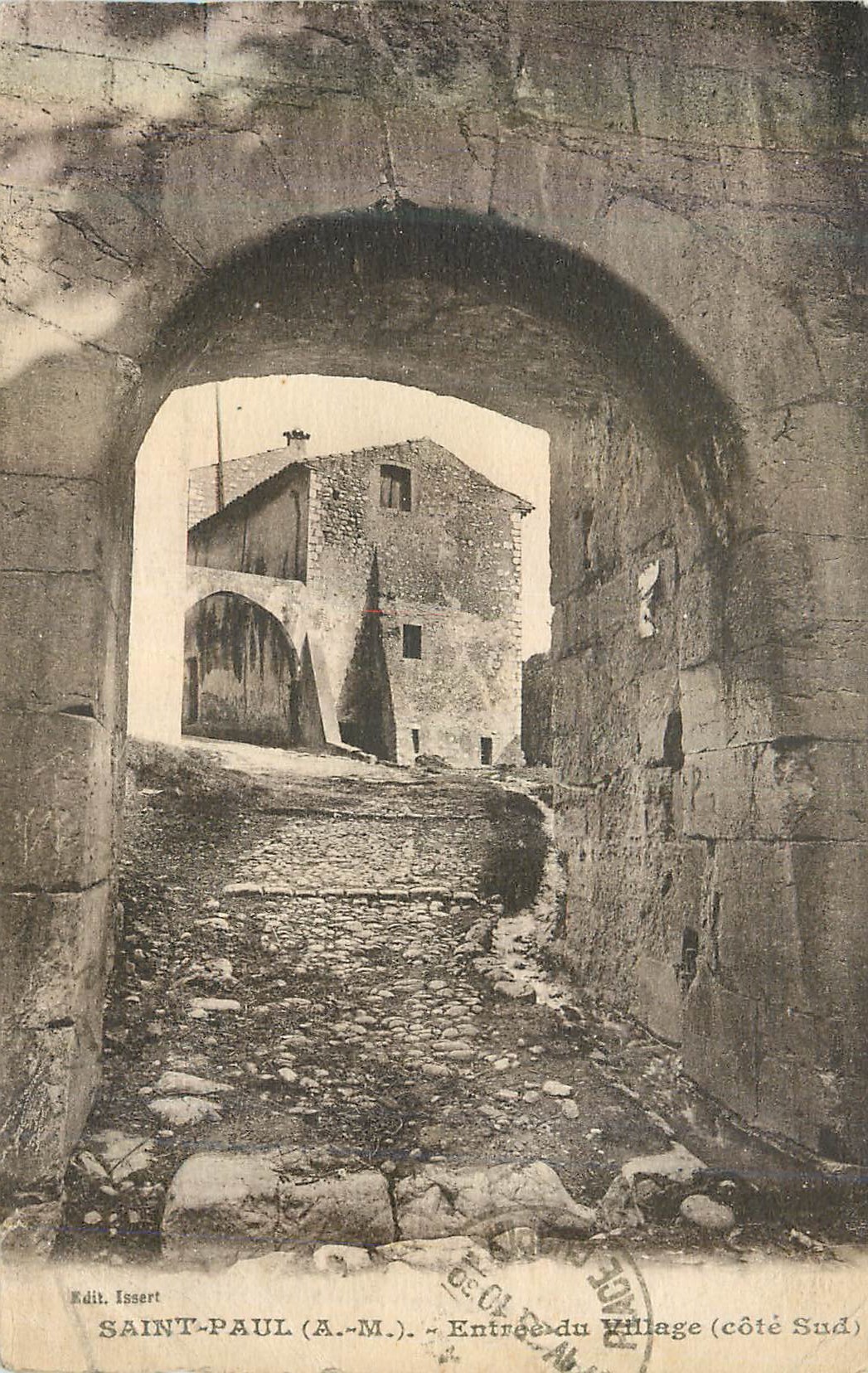 CPA Saint Paul (A M) Entree du Village (Cote Sud)