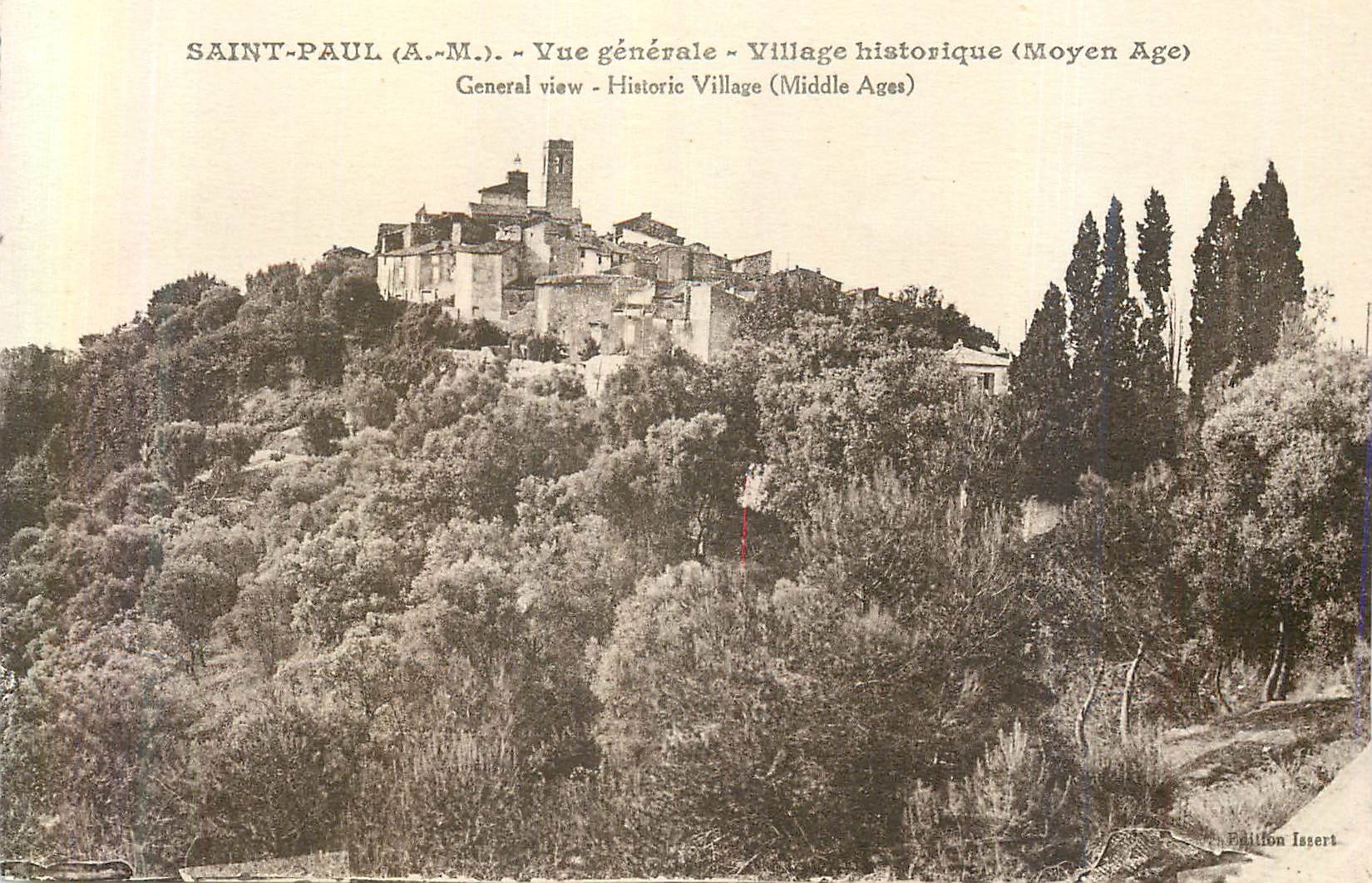 CPA Saint Paul (A M) Vue Generale Village Historique (Moyen Age)