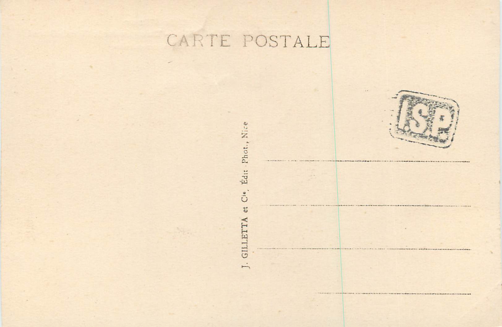 CPA Cote d'Azur Saint Paul (A M) Vue Generale Nord Ouest — Rückseite