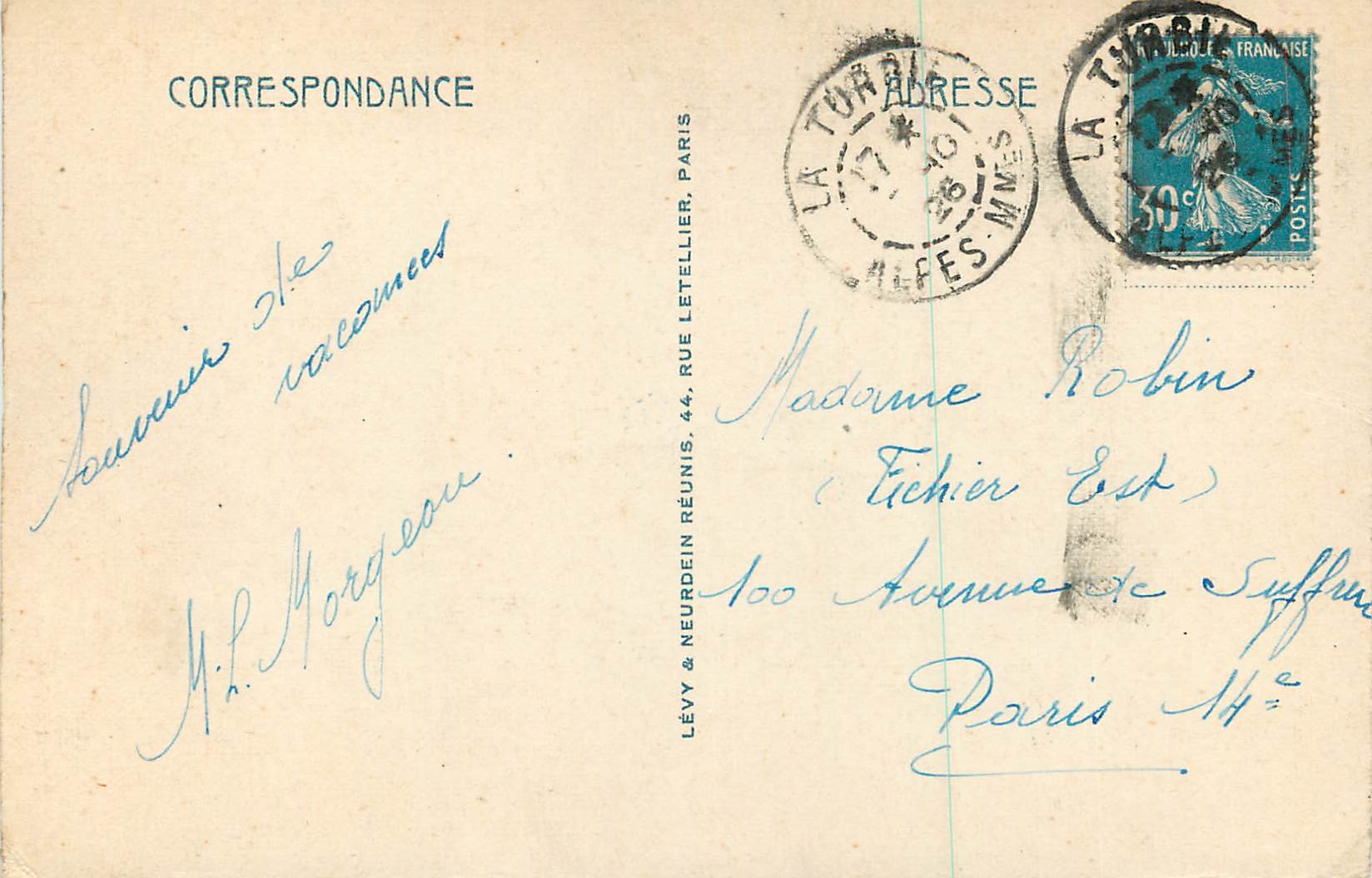 La Turbie. Le Rond-Point. Vue sur l'Italie — LL — Reverso