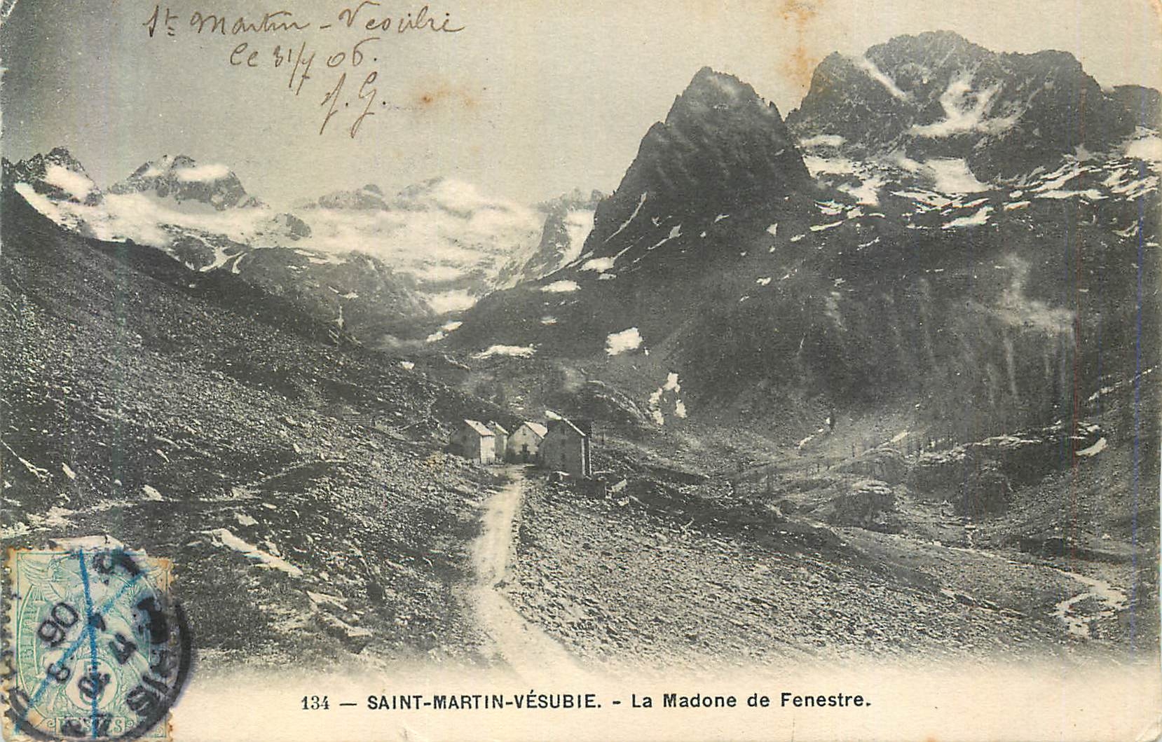 CPA St Martin Vesubie la Madone de Fenestre