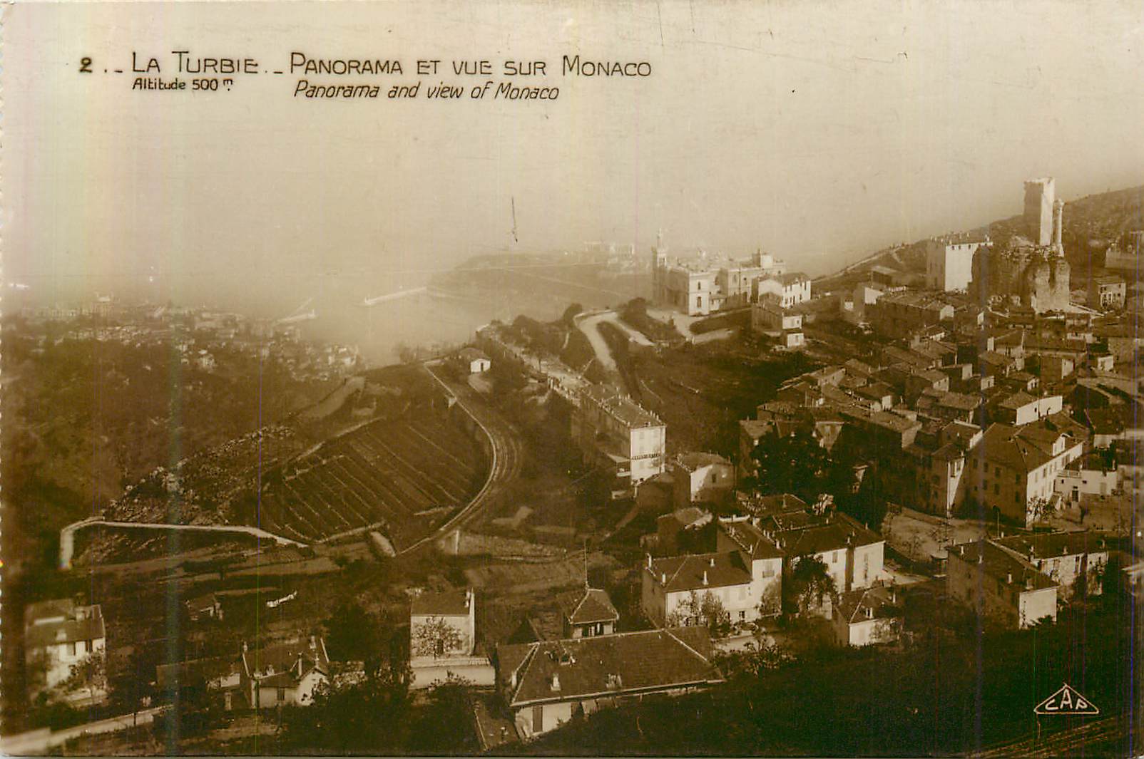 CPM la Turbie Panorama et Vue sur Monaco