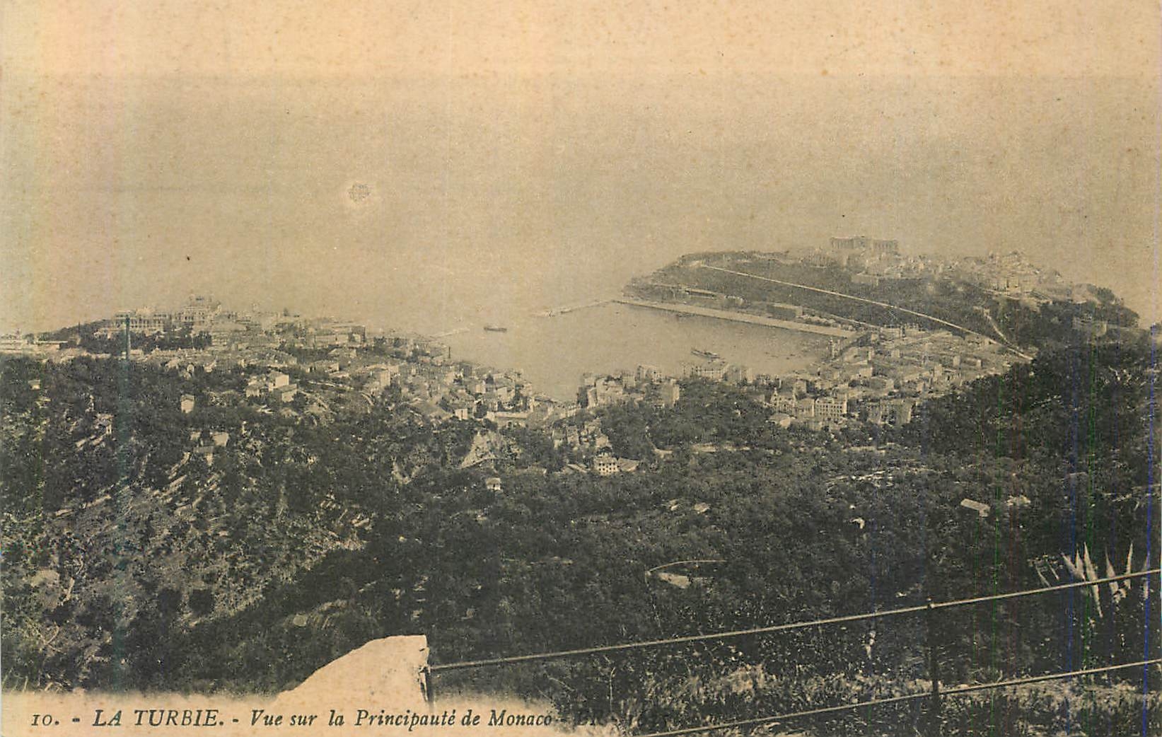 La Turbie - Vue sur la Principauté de Monaco