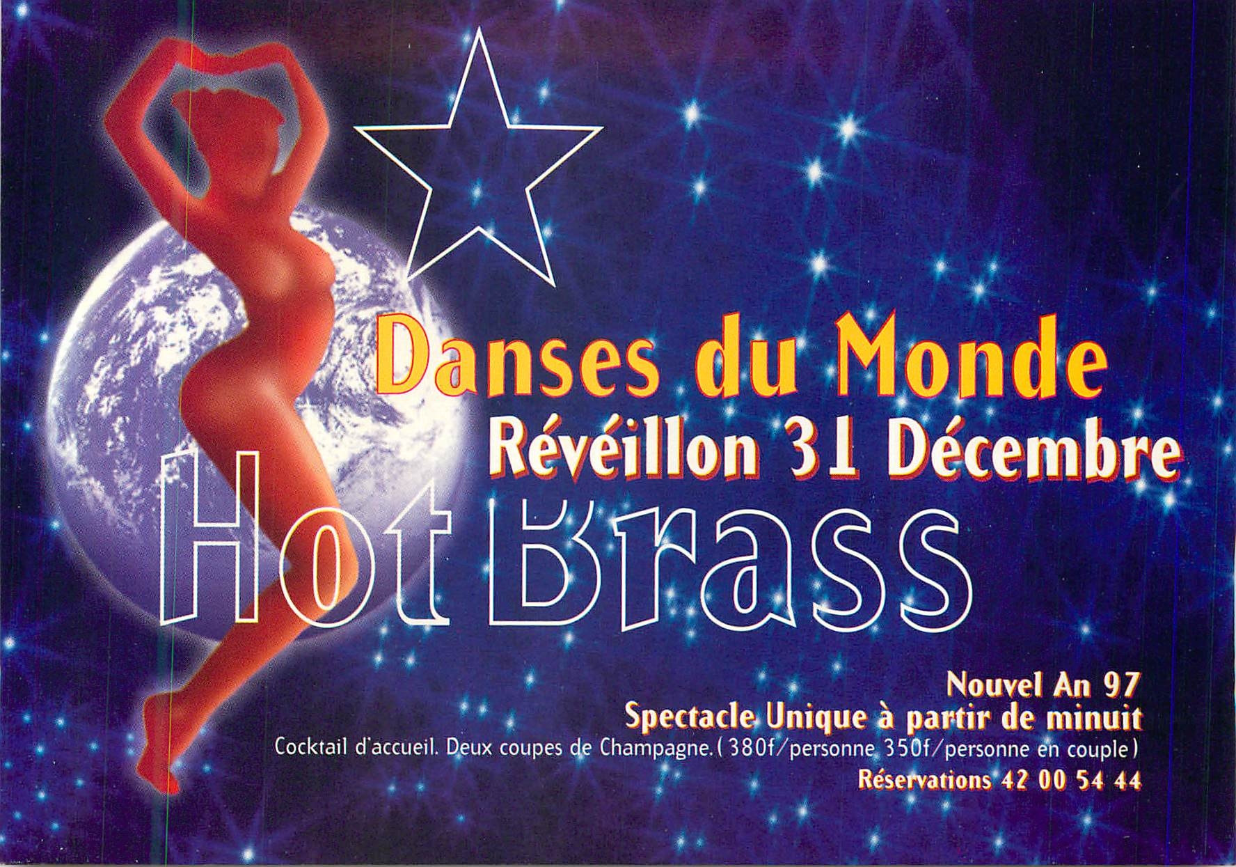 CPM Danses du Monde Reveillon 31 Decembre Nouvel An 97 Spectacle Unique a Partir de Minuit Parc de la Villette Avenue Je