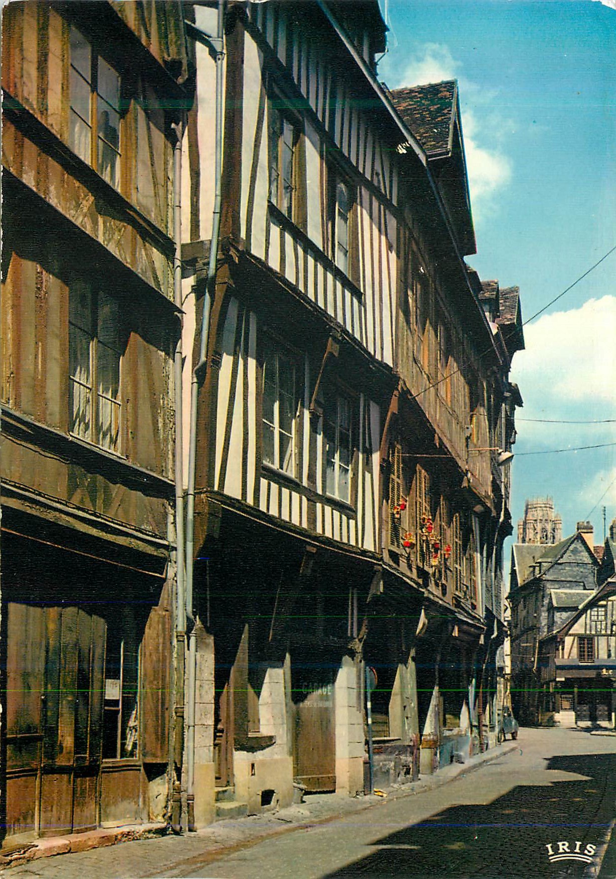 CPM Rouen Normandie France Vieilles Maisons Rue Malpalu 