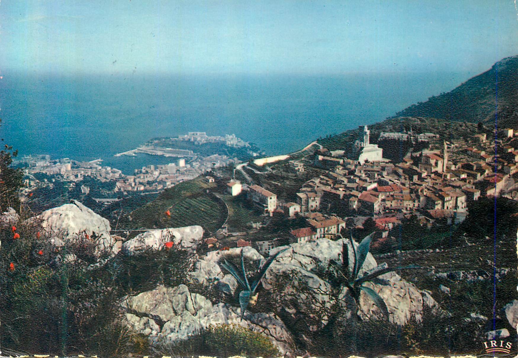 CPM Vue Generale de la Turbie Dominant la principaute de Monaco Reflets de la Cote d'Azur