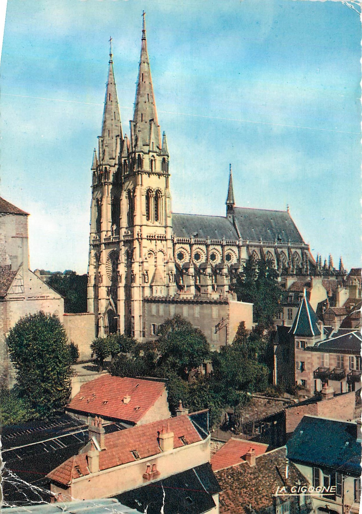 CPM Moulins (Allier) la Cathedrale