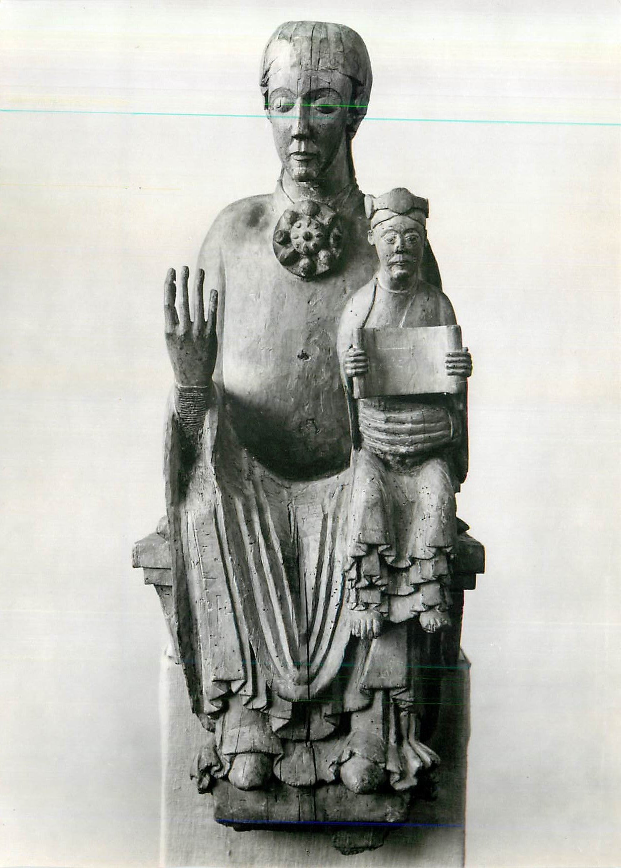CPM Schweiz Landesmuseum in Zurich Thronende Muttergottes mit Kind