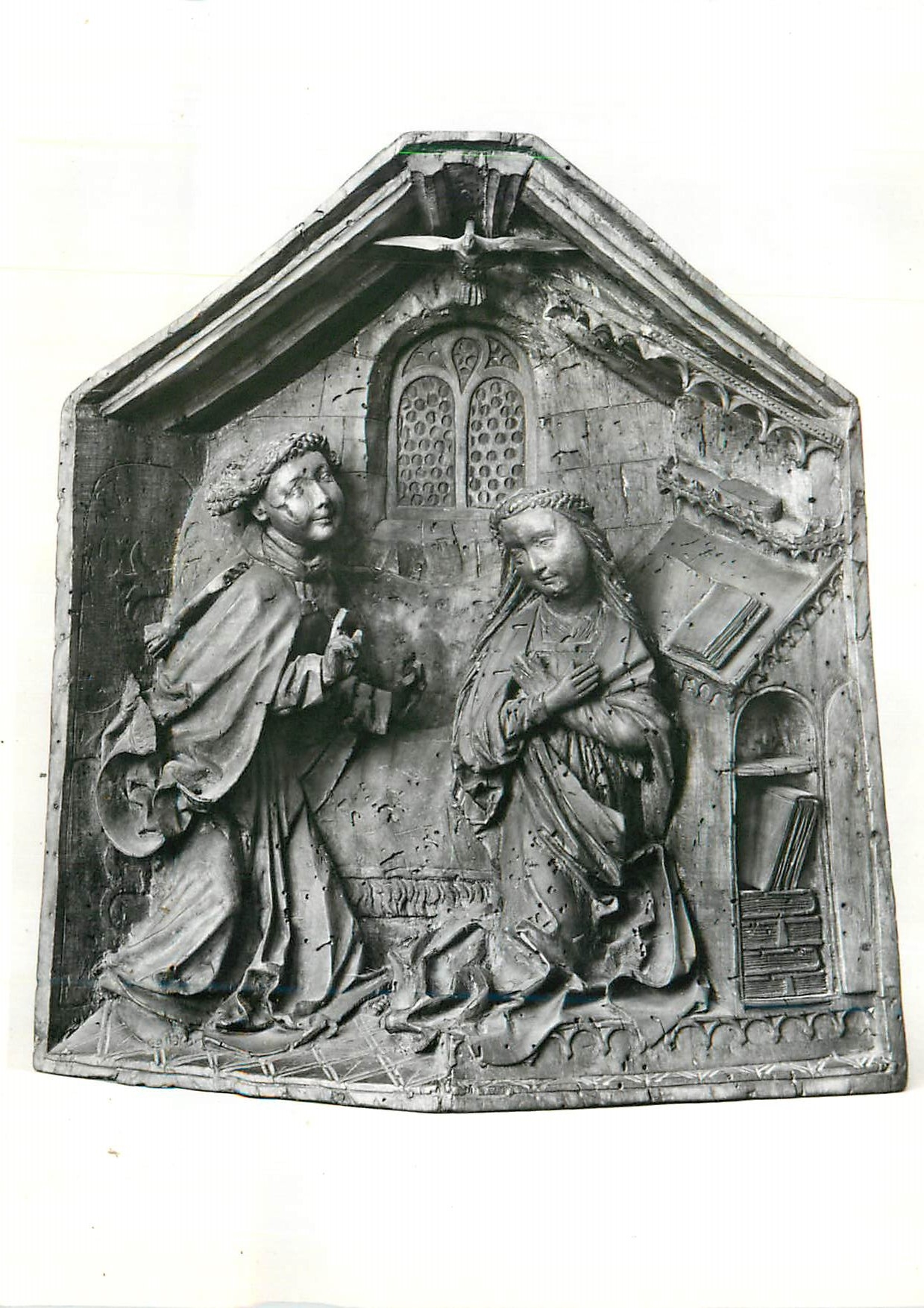 Verkündigungsaltärchen — sculpture en lindenholz — Landesmuseum Zurich