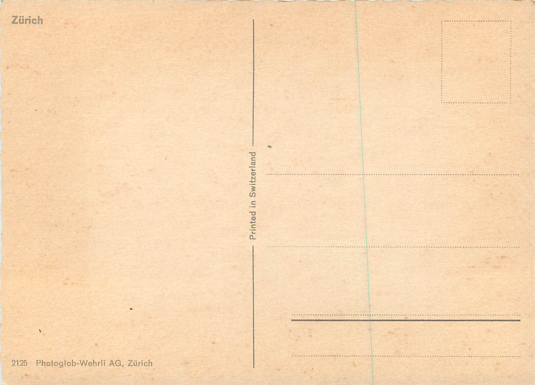 CPM Zurich — Verso