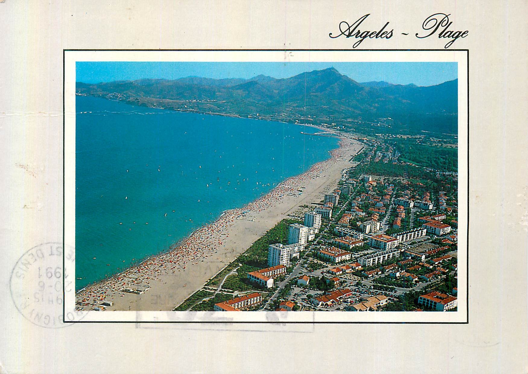 Argeles - Plage — vue aérienne — Éditions A.B.L. - Perpignan