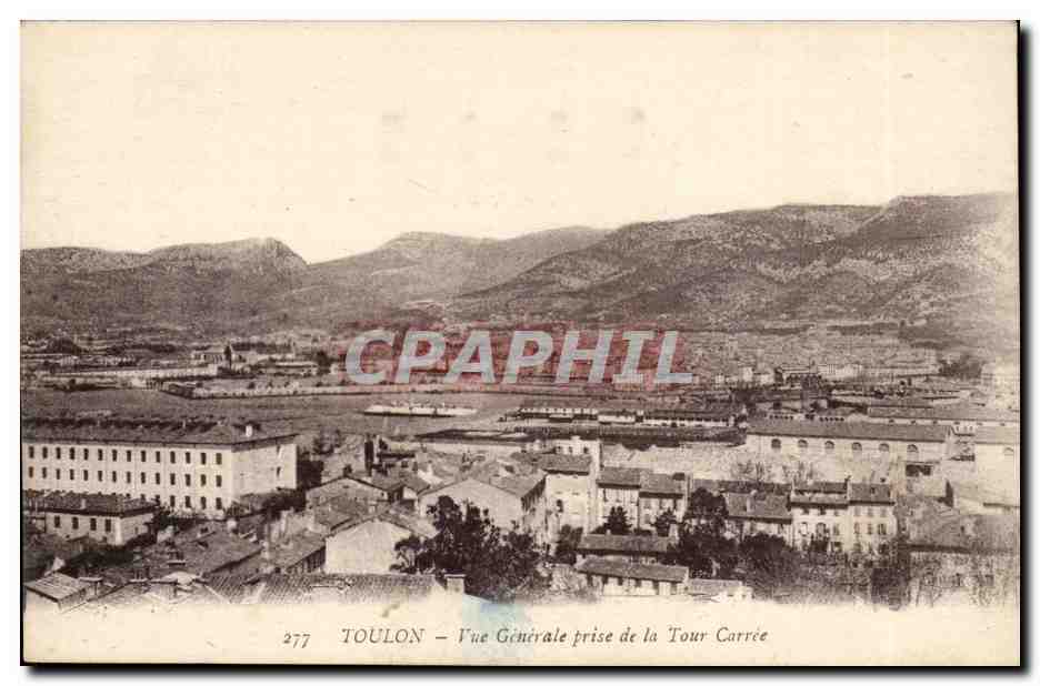 Toulon — Vue Générale prise de la Tour Carrée — CPAPHIL 277