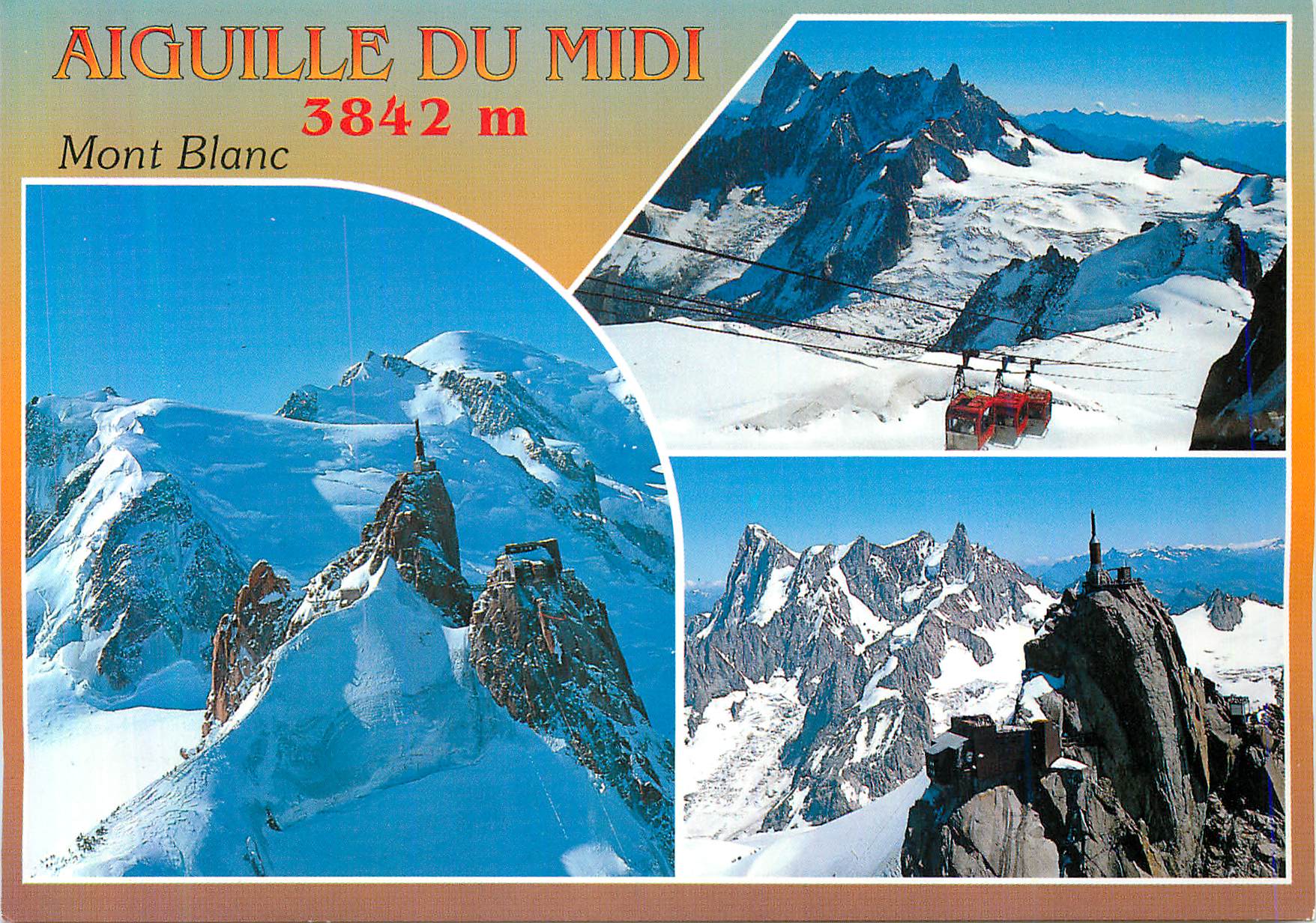 CPM Chamonix Mont Blanc (Hte Savoie)Aiguille du Midi 3 842 m Mont Blanc