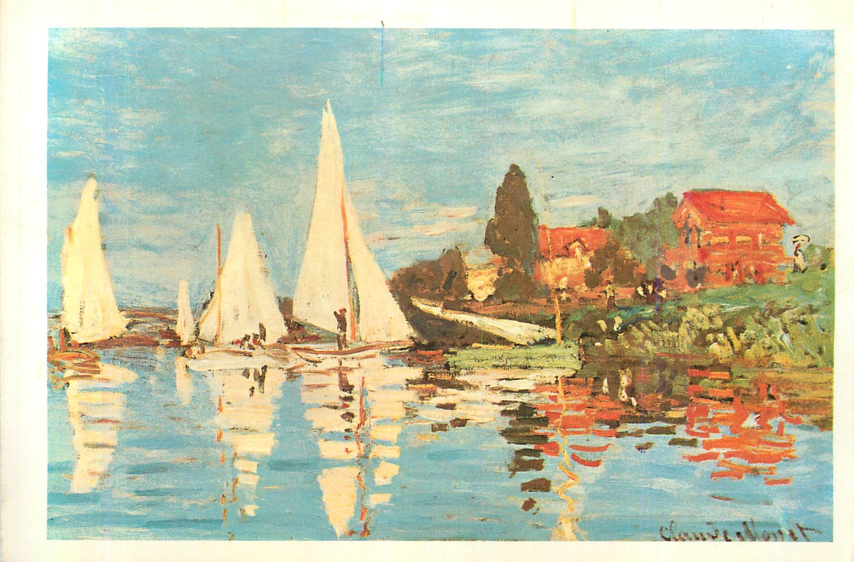 CPM Regate a Argenteuil (vers 1872) Claude Monet