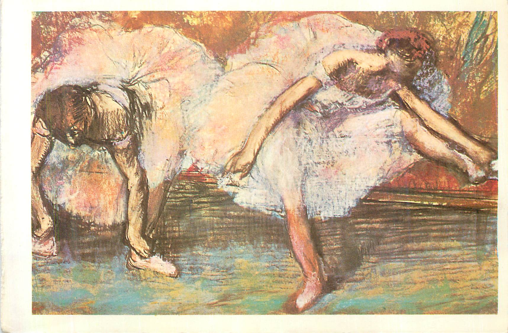 CPM Deux Danseuses (vers 1896) Edgar Degas