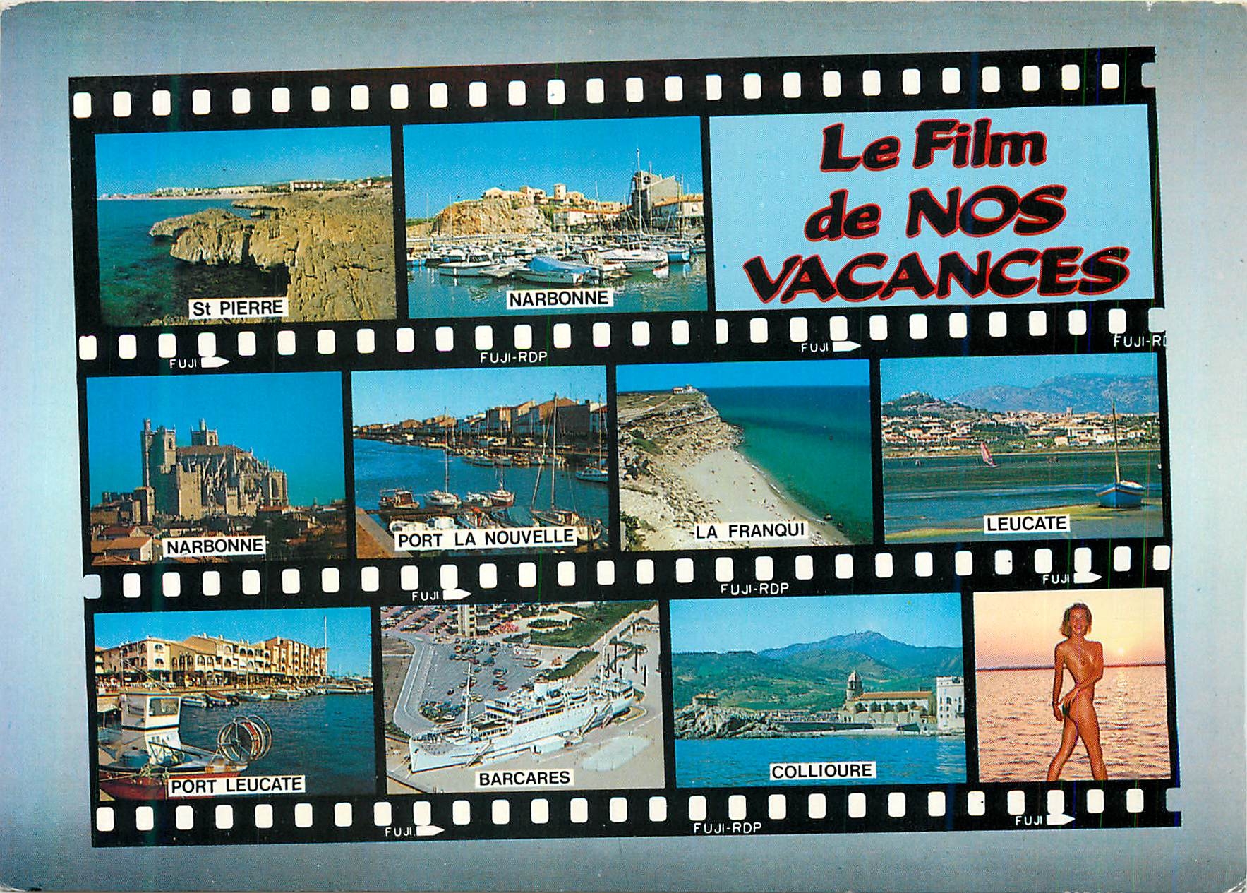 CPM Le Film de Nos Vacances Vacances en Languedoc Roussillon