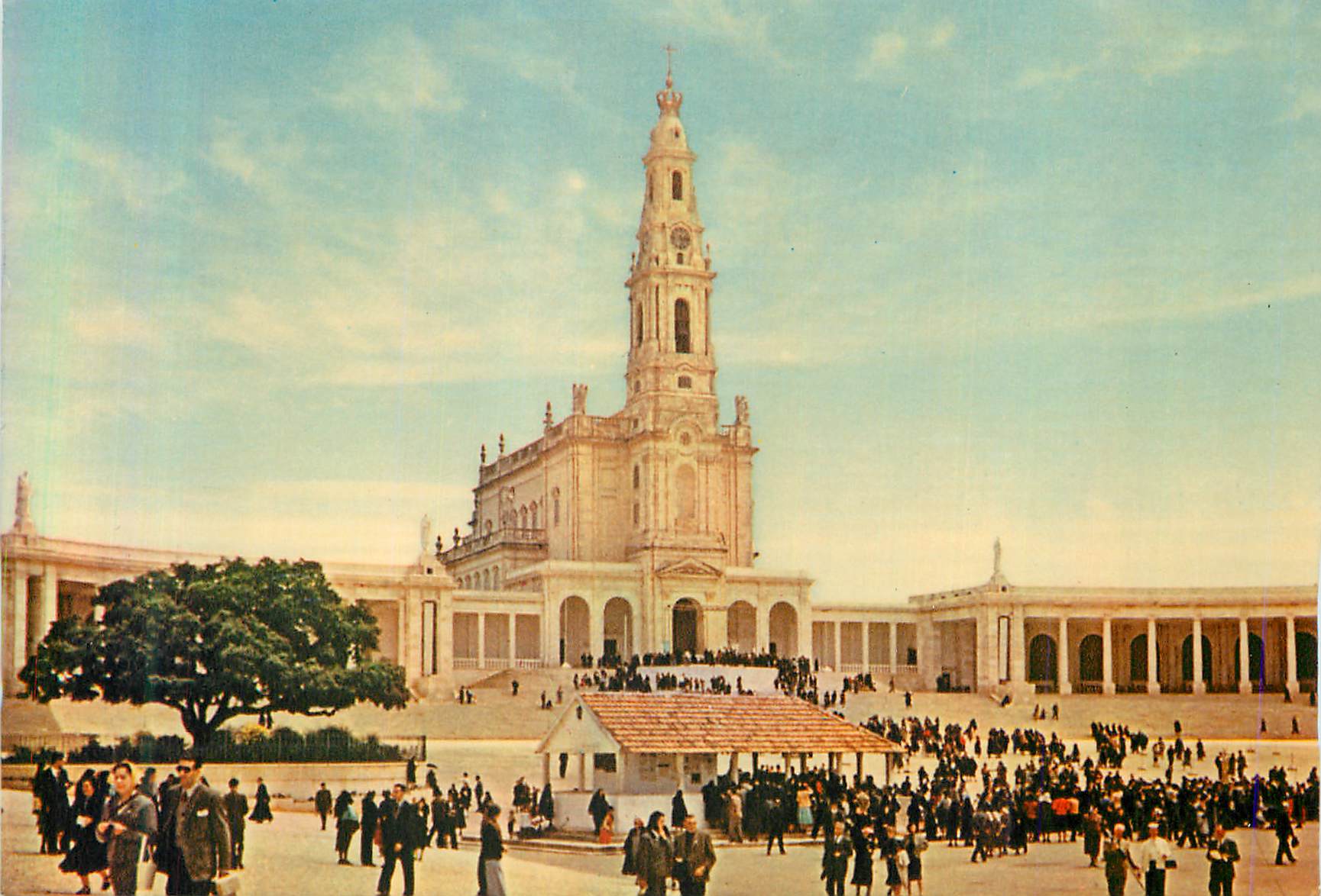 CPM Fatima Church and the Original Chapel Cova da Iria Portugal