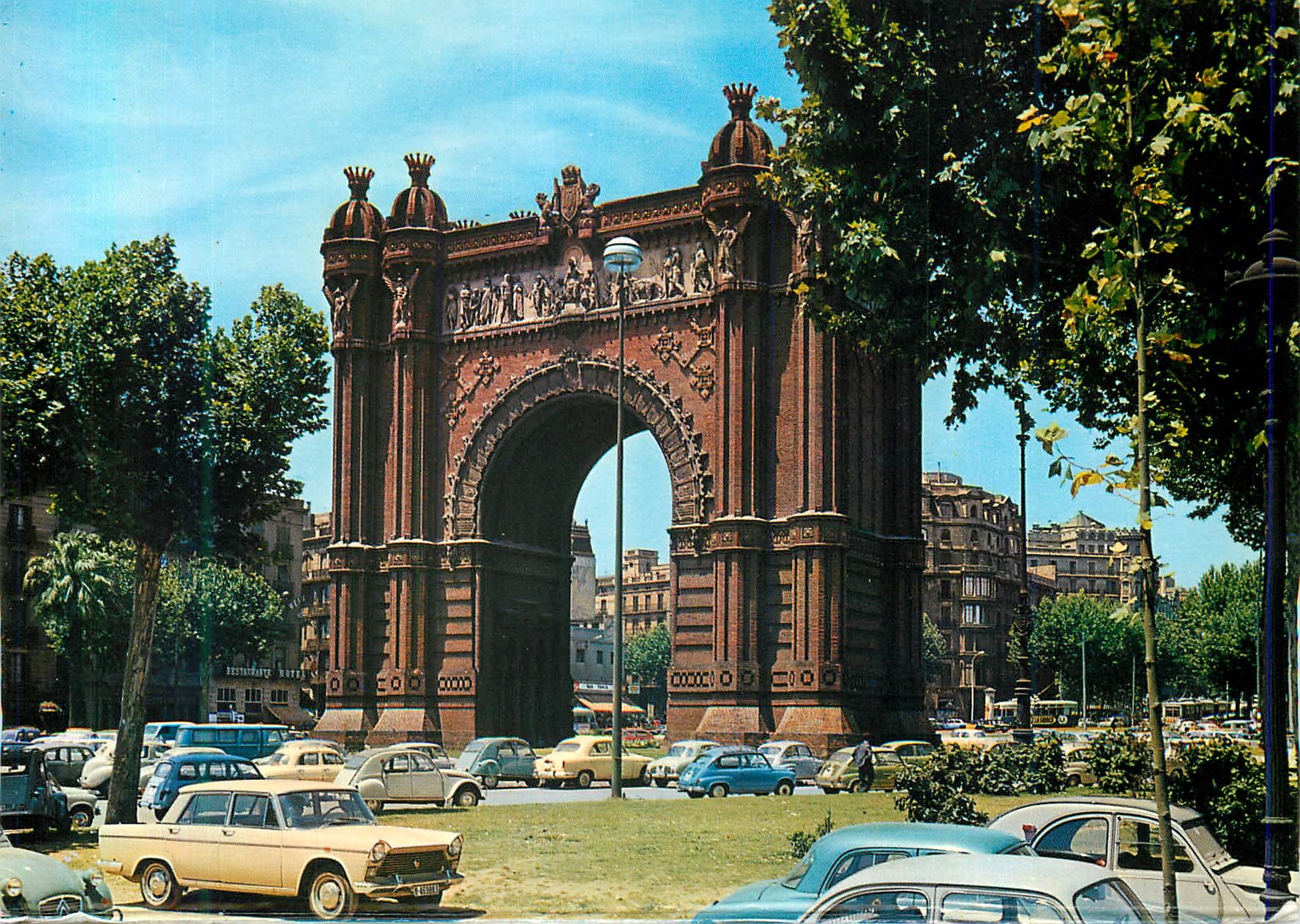 Arco del Triunfo — Barcelone, éditeur Vis - Color, n° 85