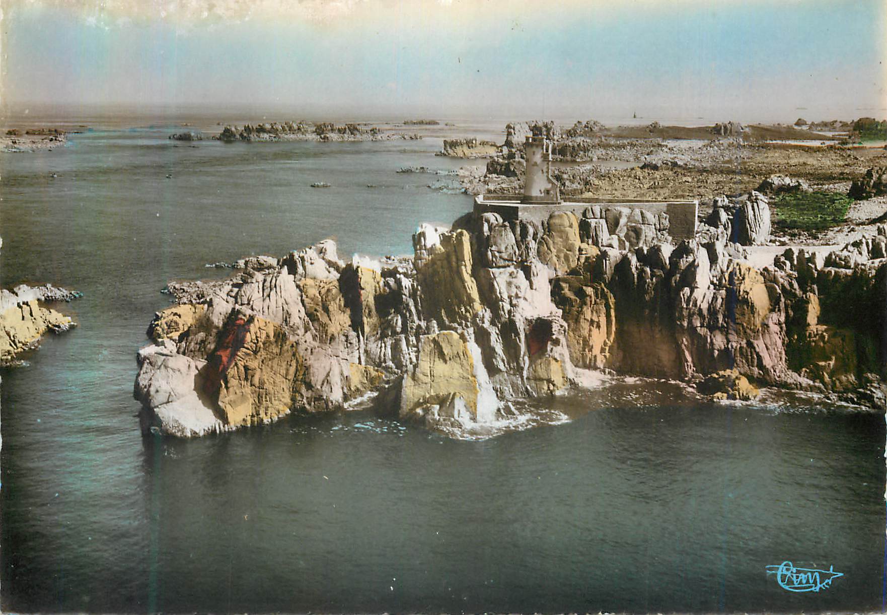 CPM Ile de Brehat (C du N) Vue Aerienne Le Phare du Pann