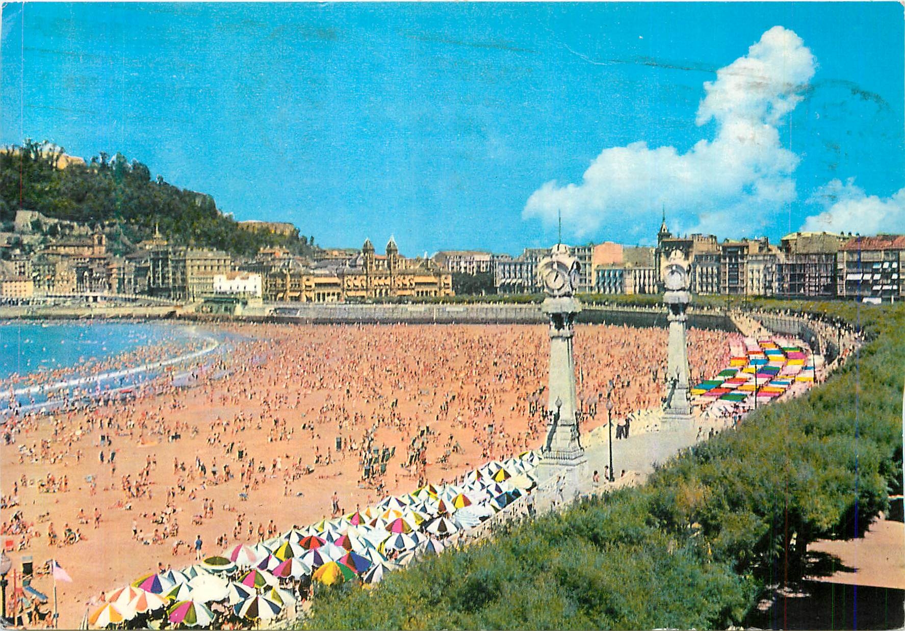 CPA San Sebastian Promenade et Plage de la Concha
