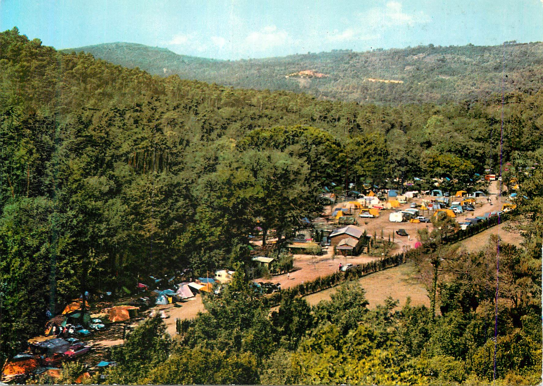 CPA Villeneuve Coulbet Village A M Camping du Sourire Tout Confort Pension Complete La Cote d'Azur