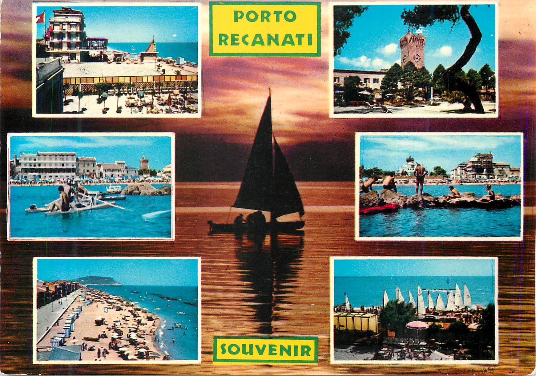 CPA Souvenir Porto Recanati