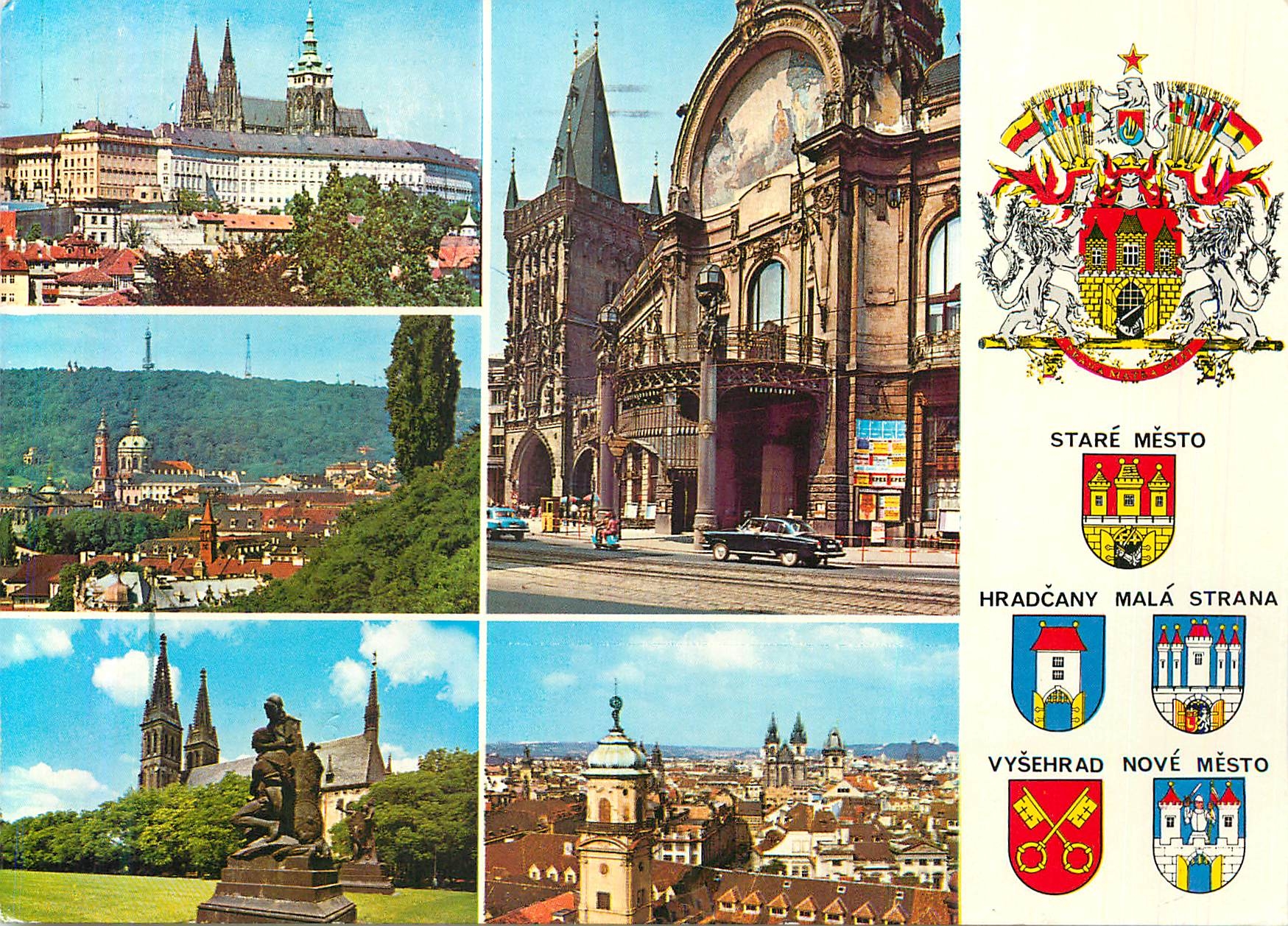 CPA Prague Stare Mesto Hradcany Mala Strana Vysehrad Nove Mesto